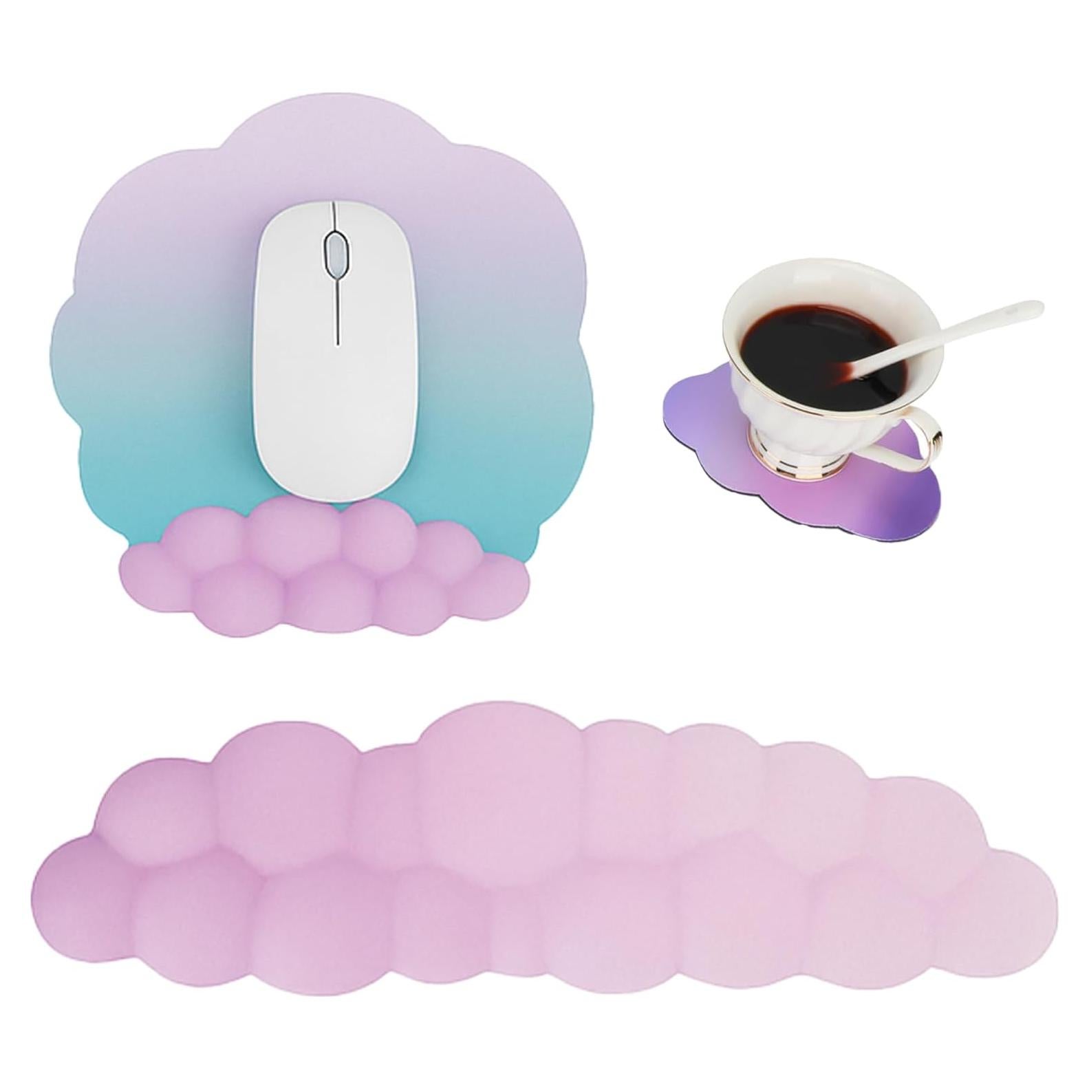 Reposamuñecas Nube OUEST con Espuma de Memoria 42.93x37.34cm