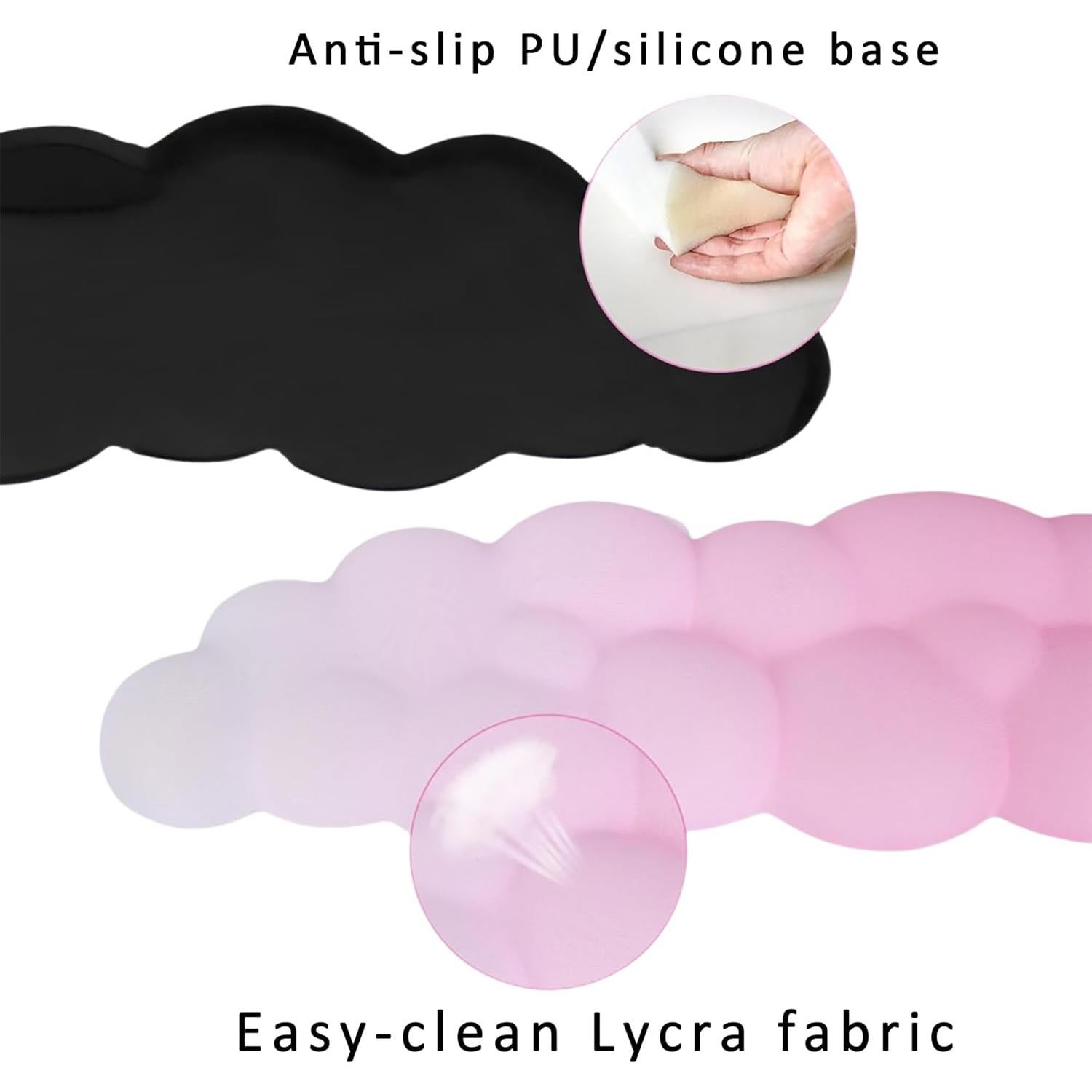 Reposamuñecas Nube OUEST con Espuma de Memoria 42.93x37.34cm