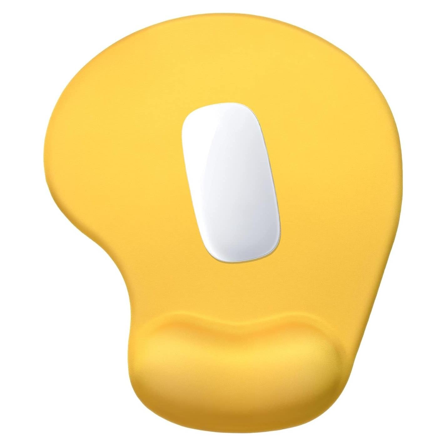 Alfombrilla de Ratón Ergonómica Hsurbtra Amarillo 24x21cm