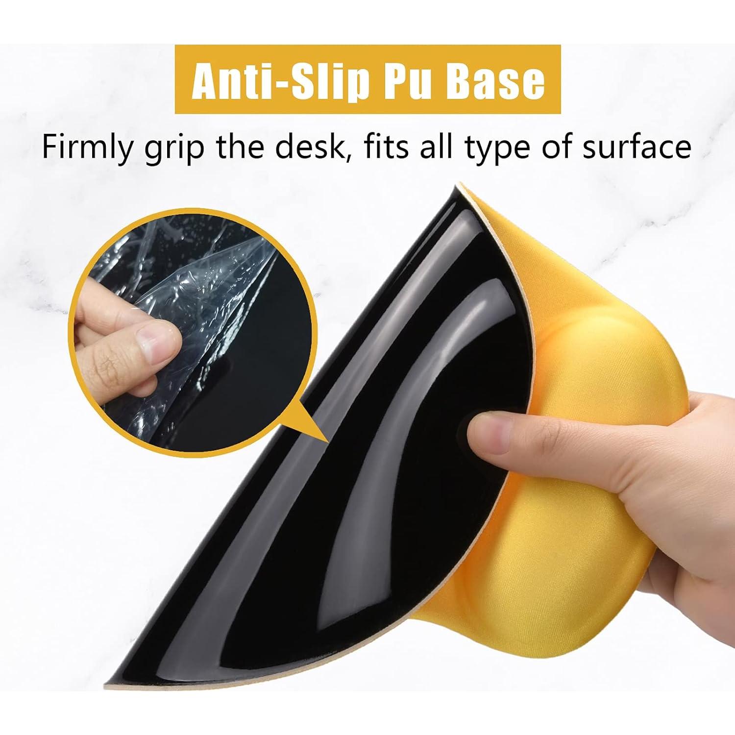 Alfombrilla de Ratón Ergonómica Hsurbtra Amarillo 24x21cm