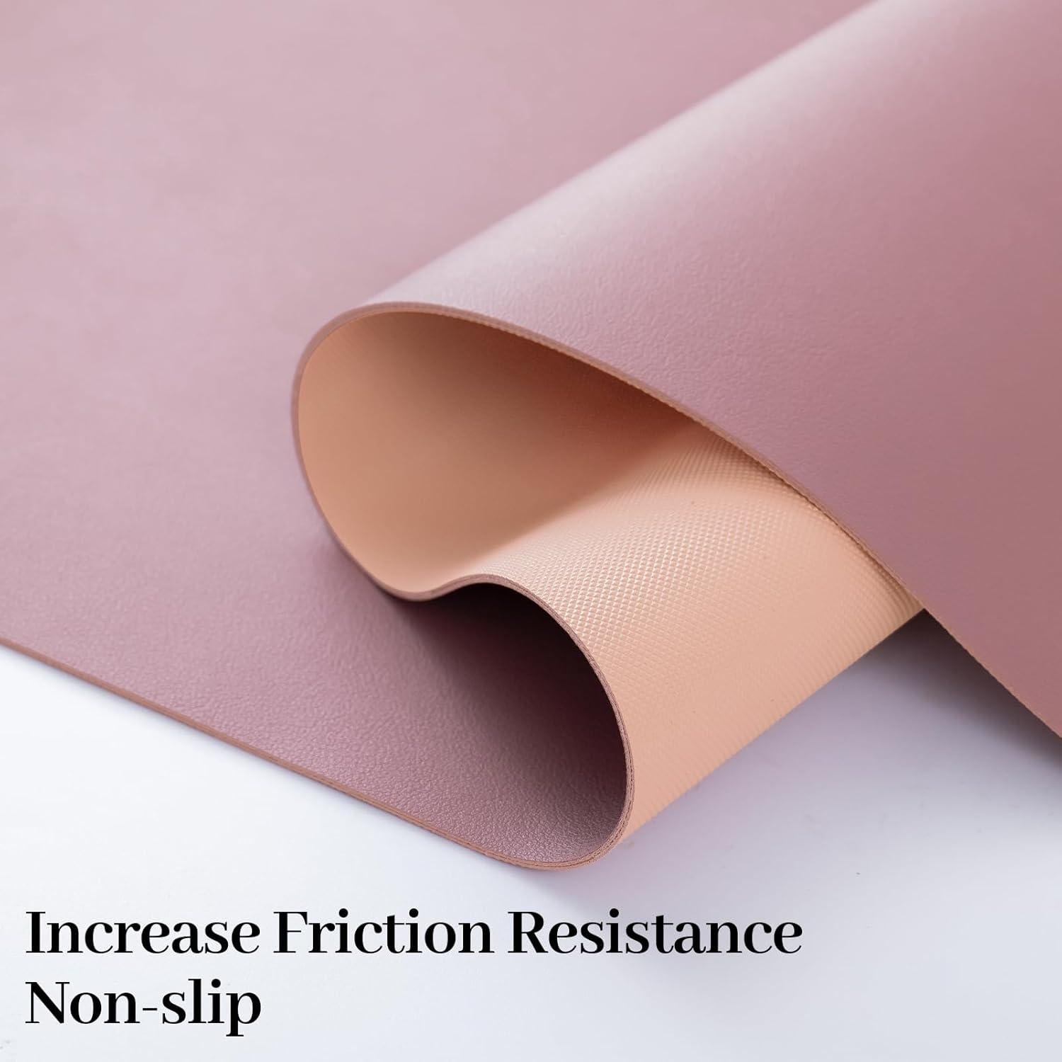 Juego de Alfombrillas de Escritorio Meetcolor 80x40 cm Rosa