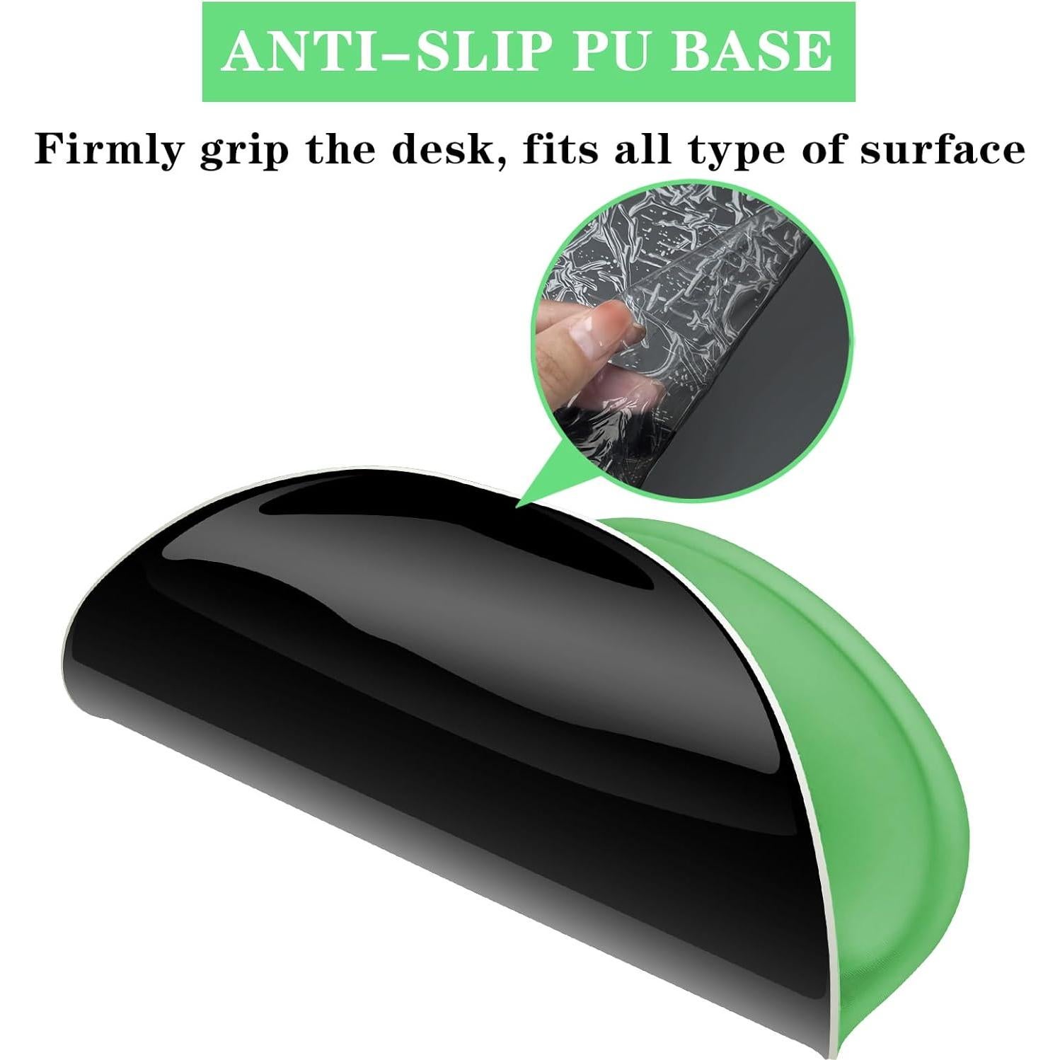 Almohadilla para Mouse Ergonómica KEPUTAIER Verde con Reposamuñecas