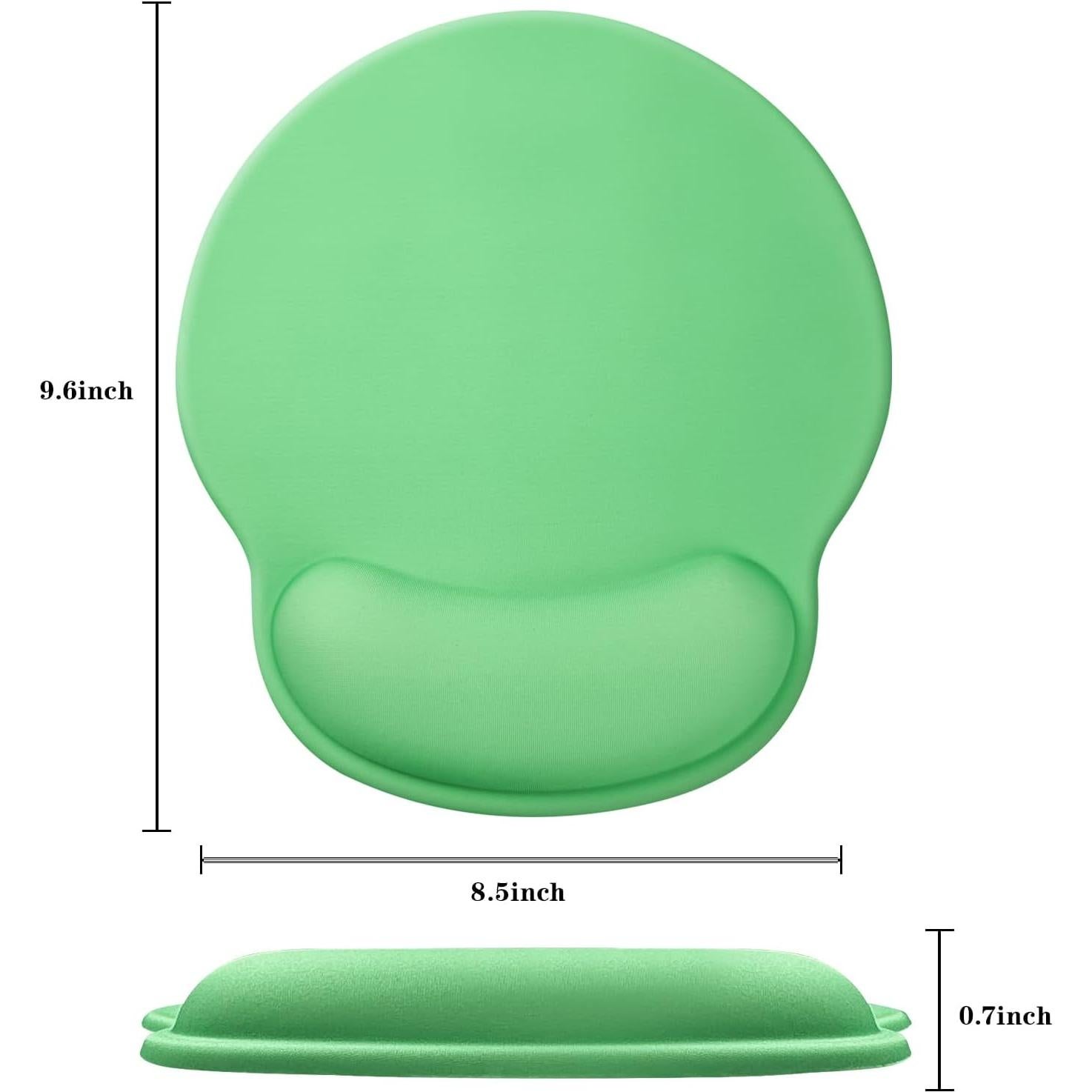 Almohadilla para Mouse Ergonómica KEPUTAIER Verde con Reposamuñecas