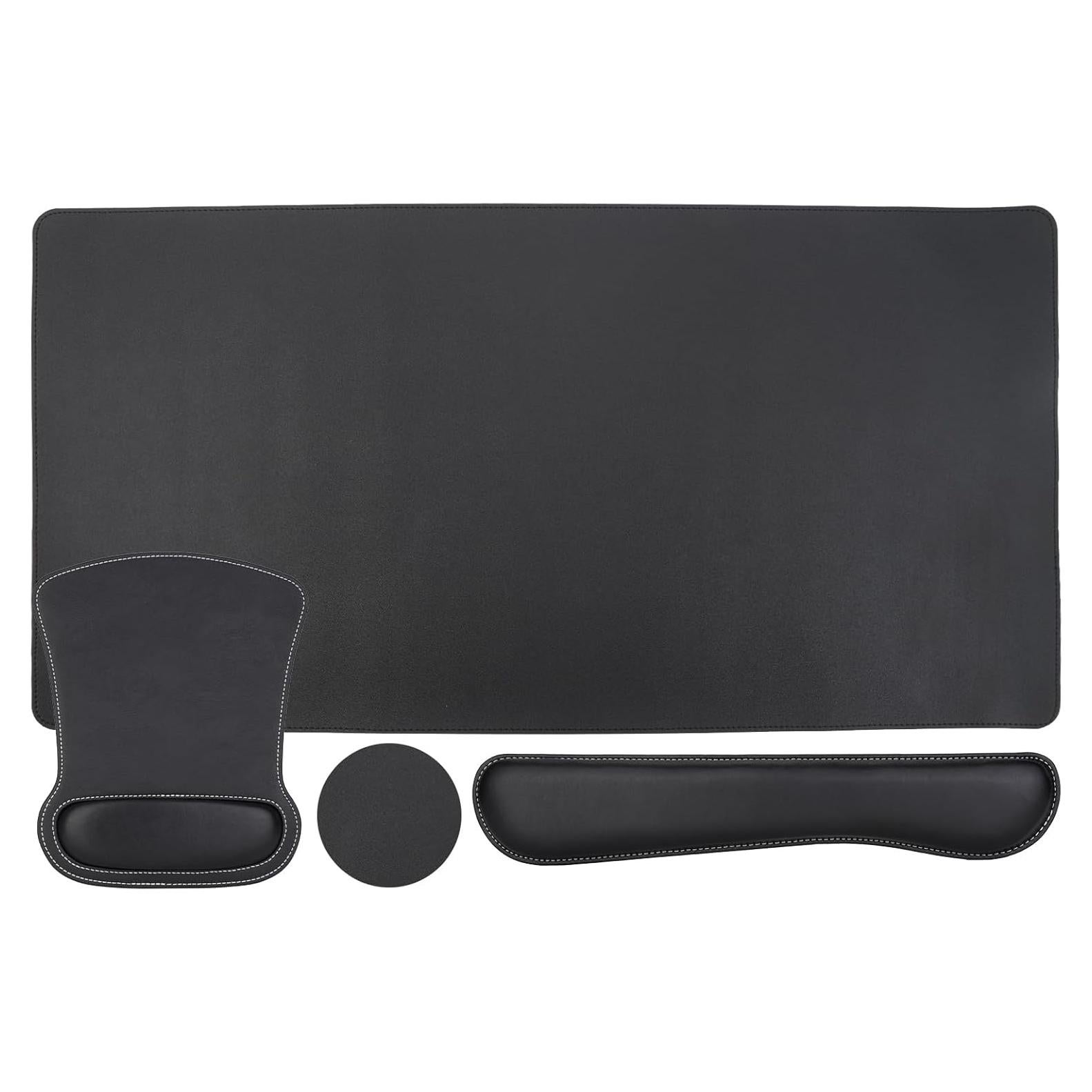 Conjunto Alfombrilla Teclado y Ratón MOSISO Negro Ergonómico