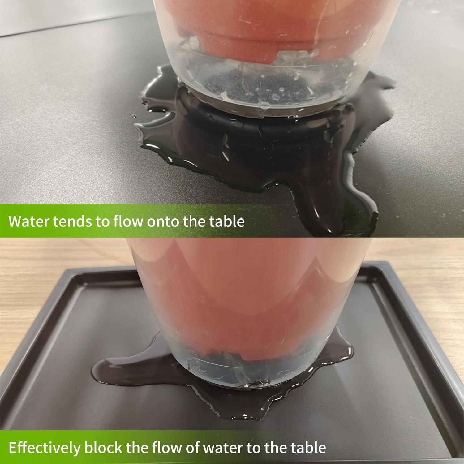 Bandejas de Humedad para Bonsai KEOHOLI 2 Piezas 29x21cm