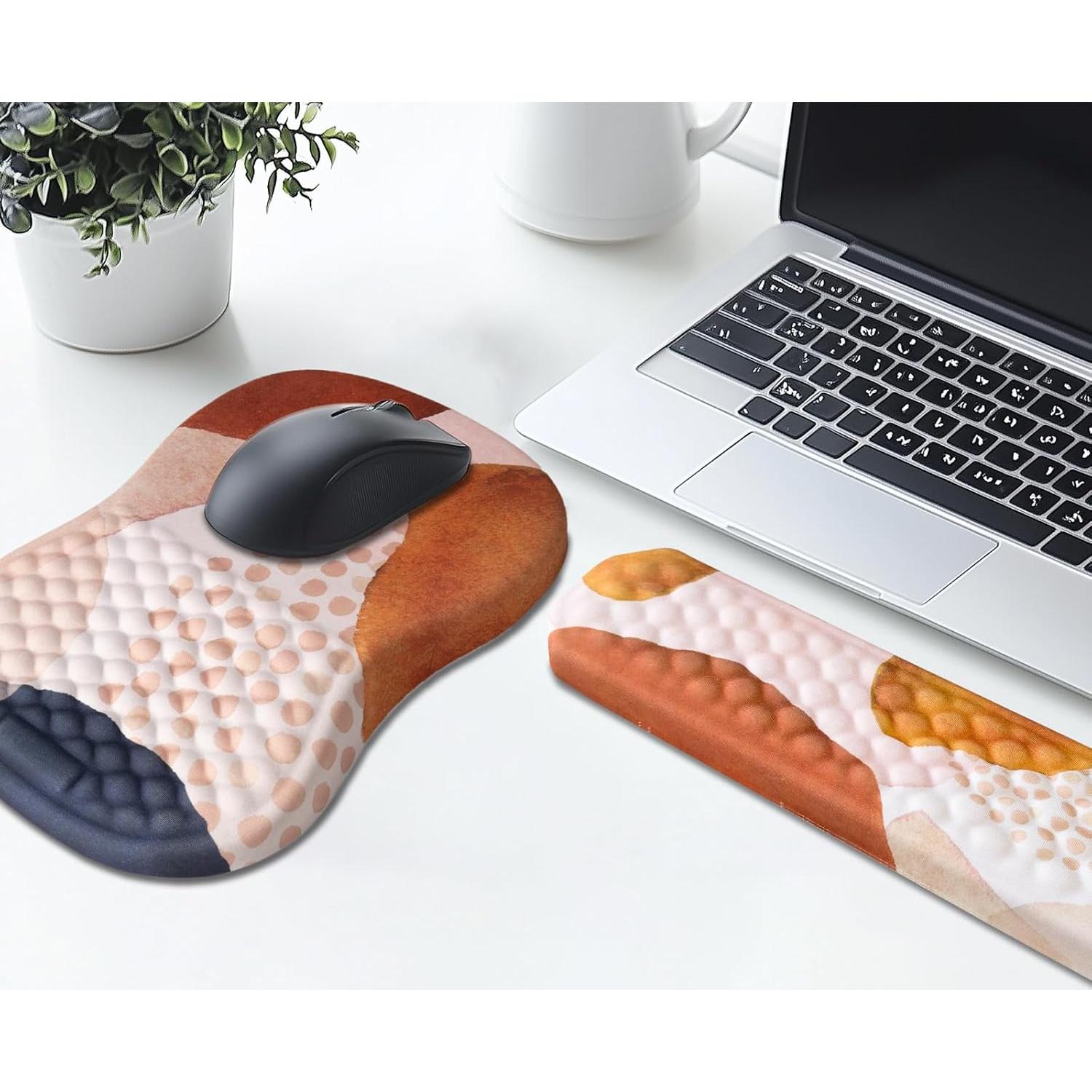 Soporte de Muñeca Ergonómico Tongyanat con Alfombrilla Azul