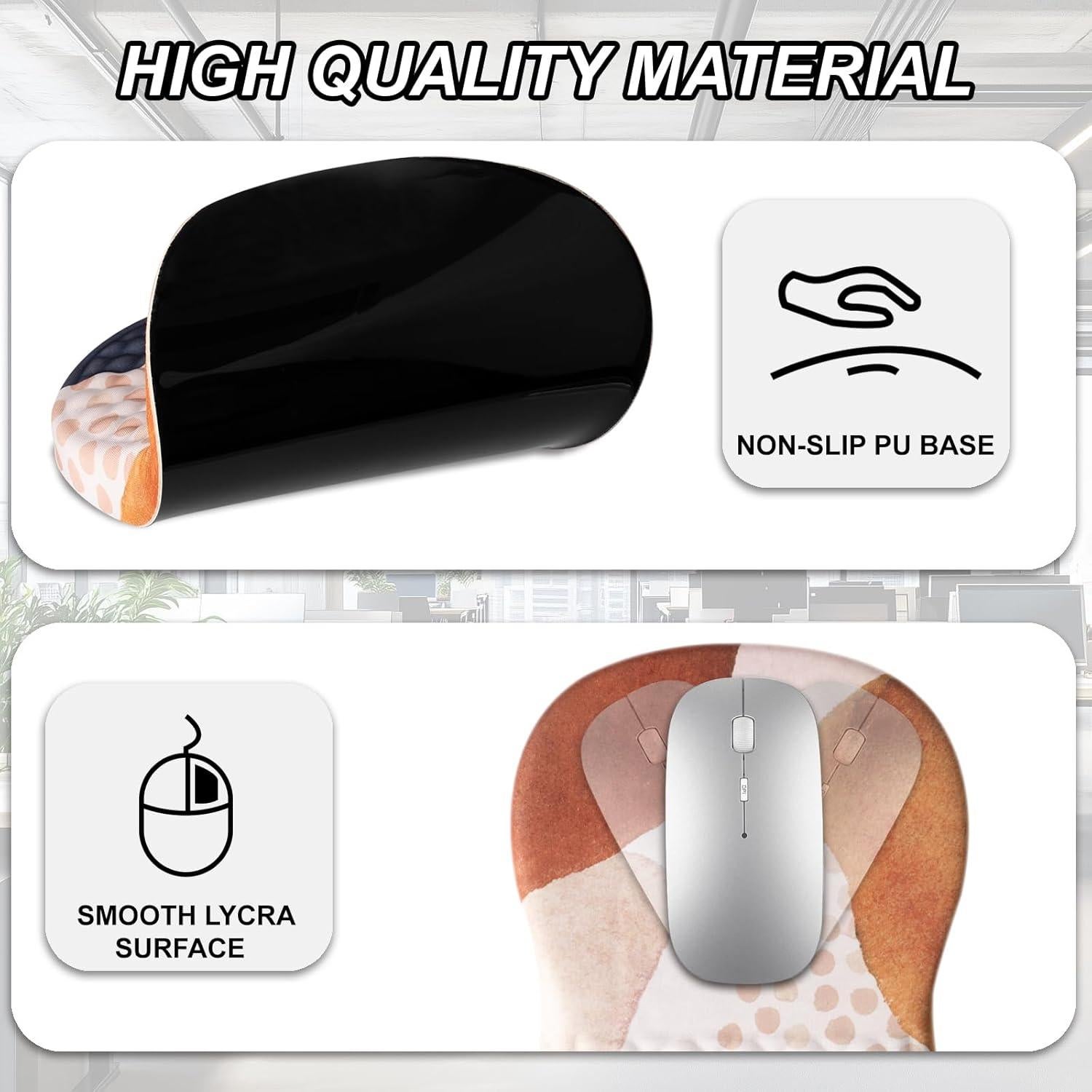 Soporte de Muñeca Ergonómico Tongyanat con Alfombrilla Azul