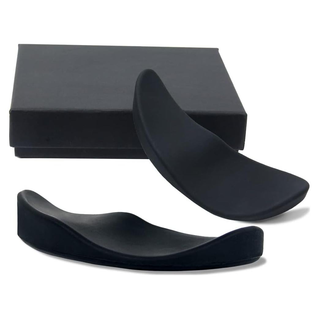 Soporte de Reposamuñecas Ergonómico Aosome Negro 2 Pzs