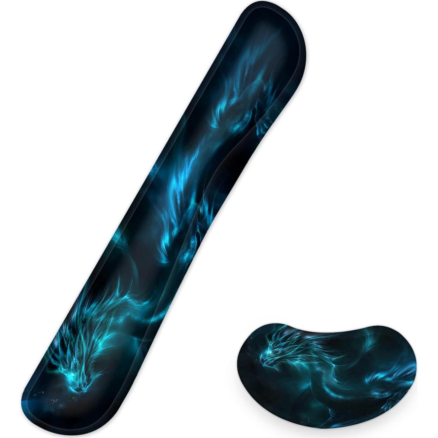 Reposamuñecas ergonómico Eyscar para teclado y mouse 45.7x8.6cm