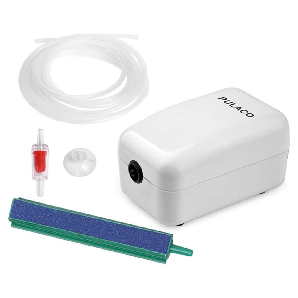 Bomba de Aire PULACO Ultra Silenciosa para Acuario 0.21 kg