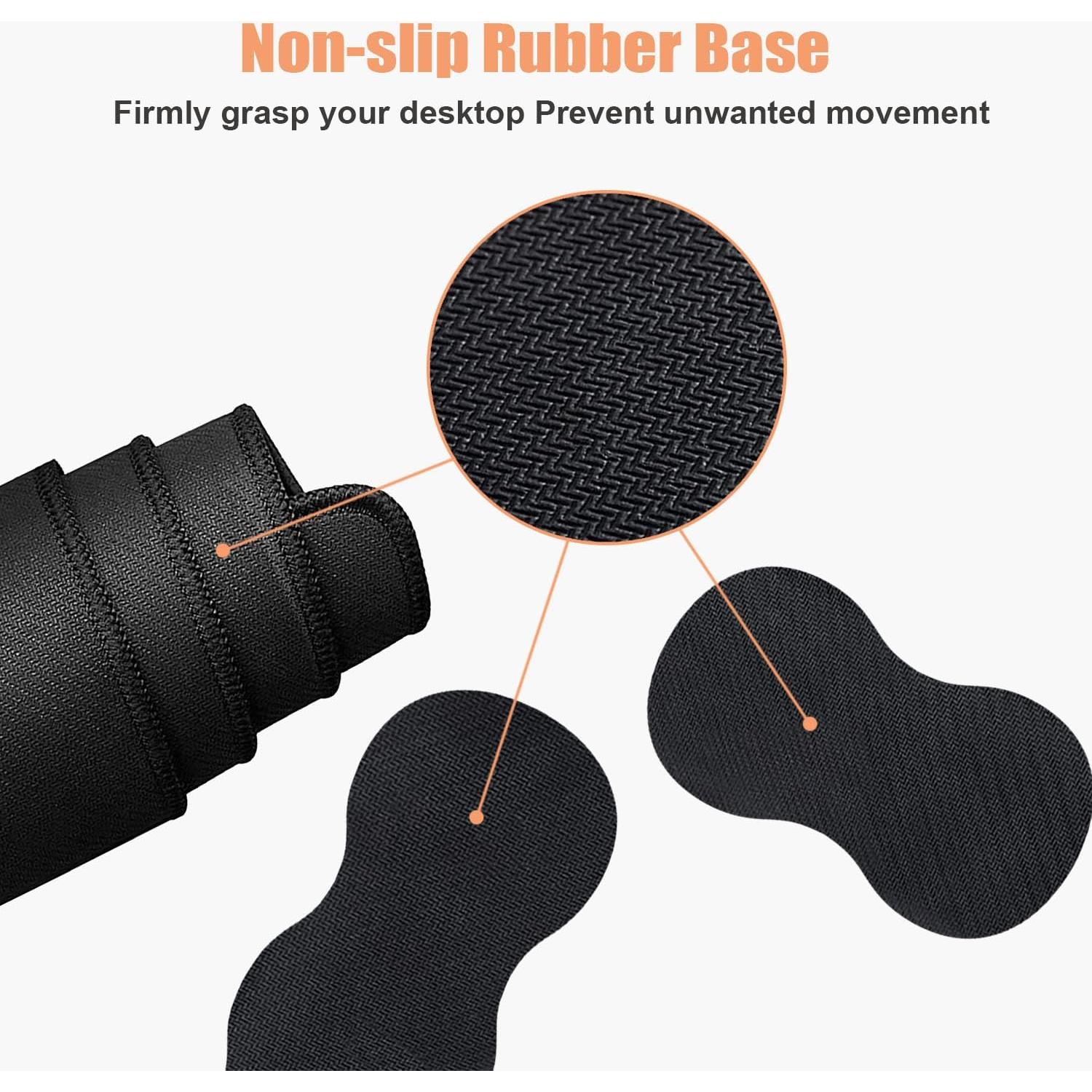 Juego de Reposamuñecas y Alfombrilla WEUIUJKILO Floral