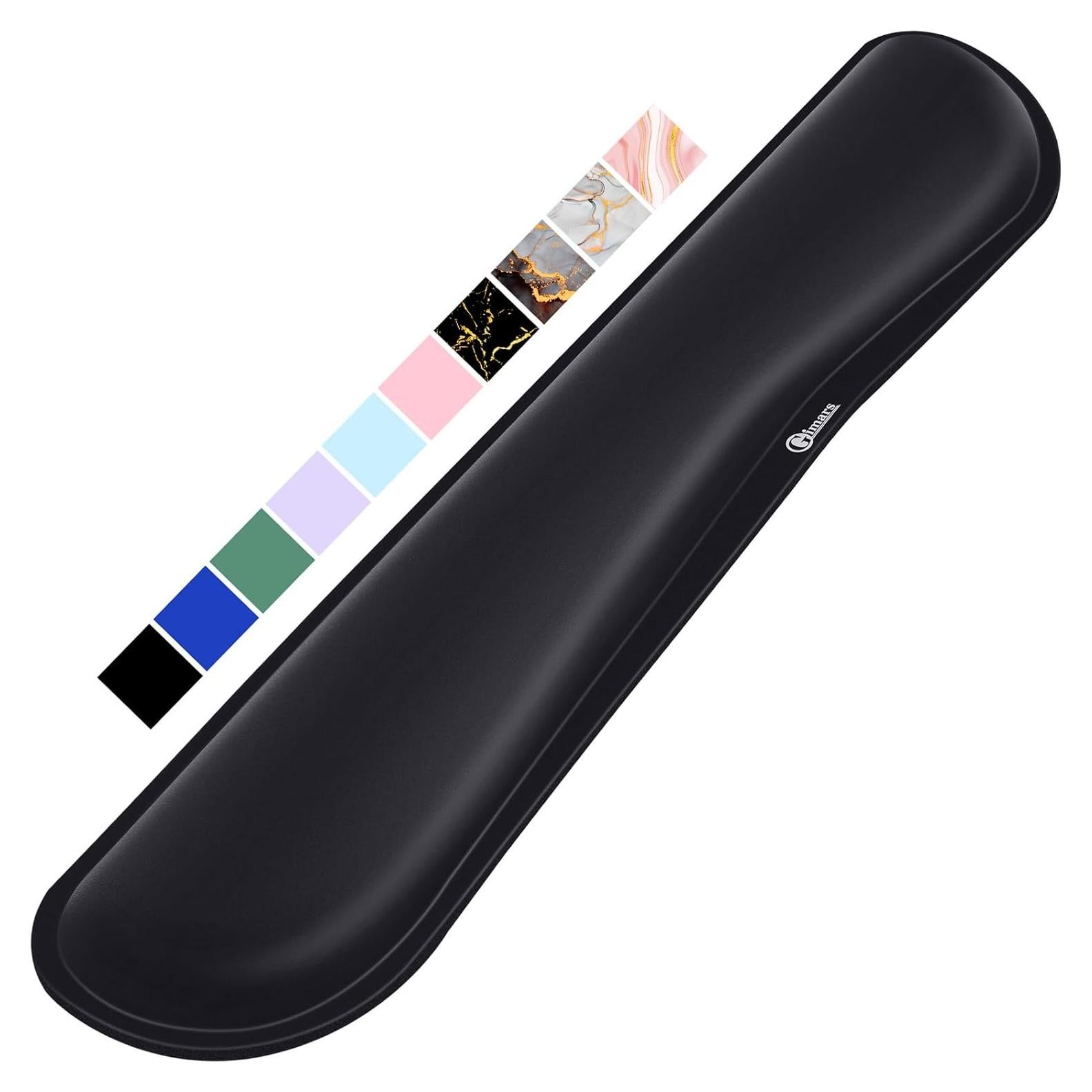 Reposamuñecas Ergonómico Gimars 17.3'' Espuma Memoria Negro