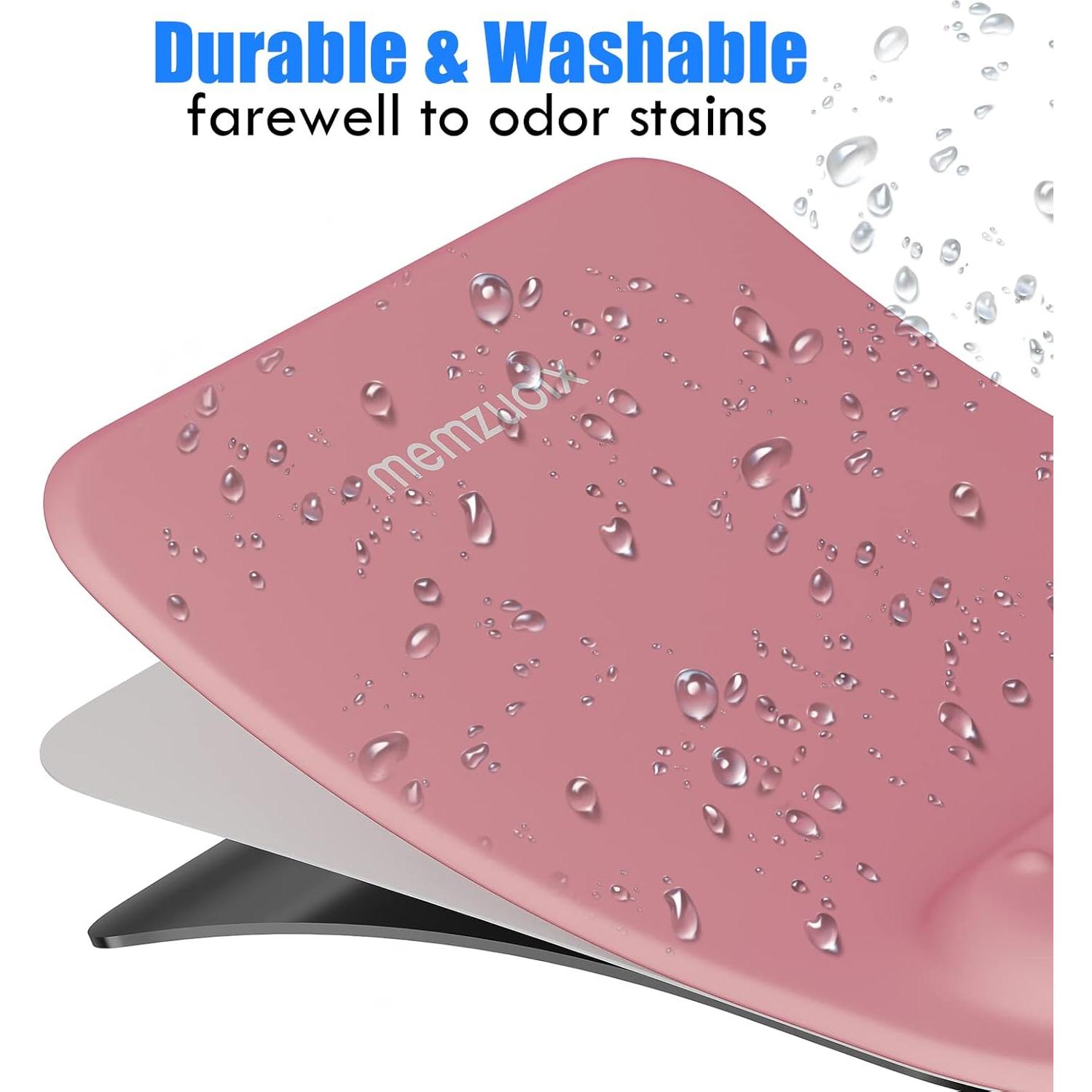 Almohadilla de Ratón Ergonómica Memzuoix Rosa con Soporte