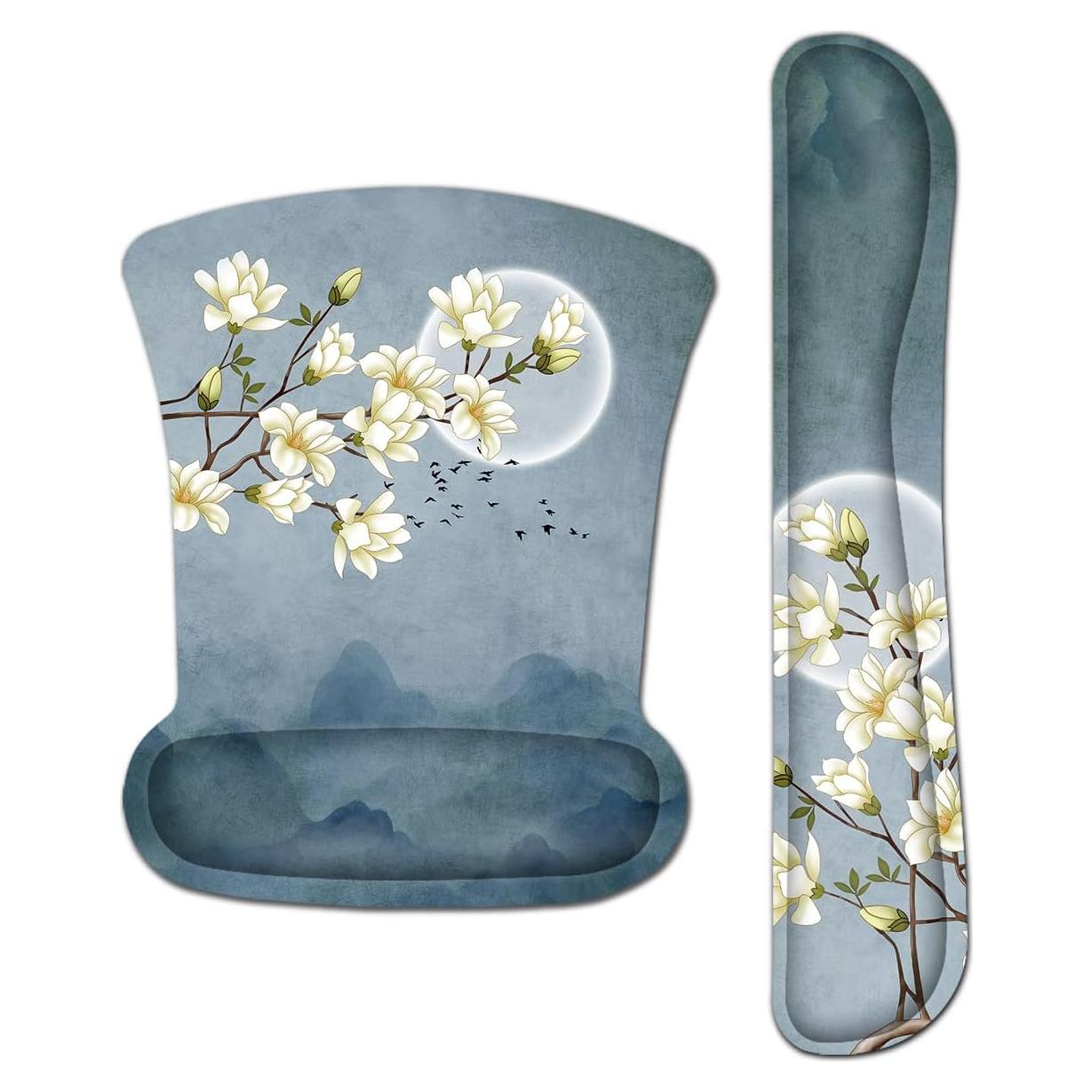 Juego Almohadilla Teclado y Ratón AORTDES Ergonómica