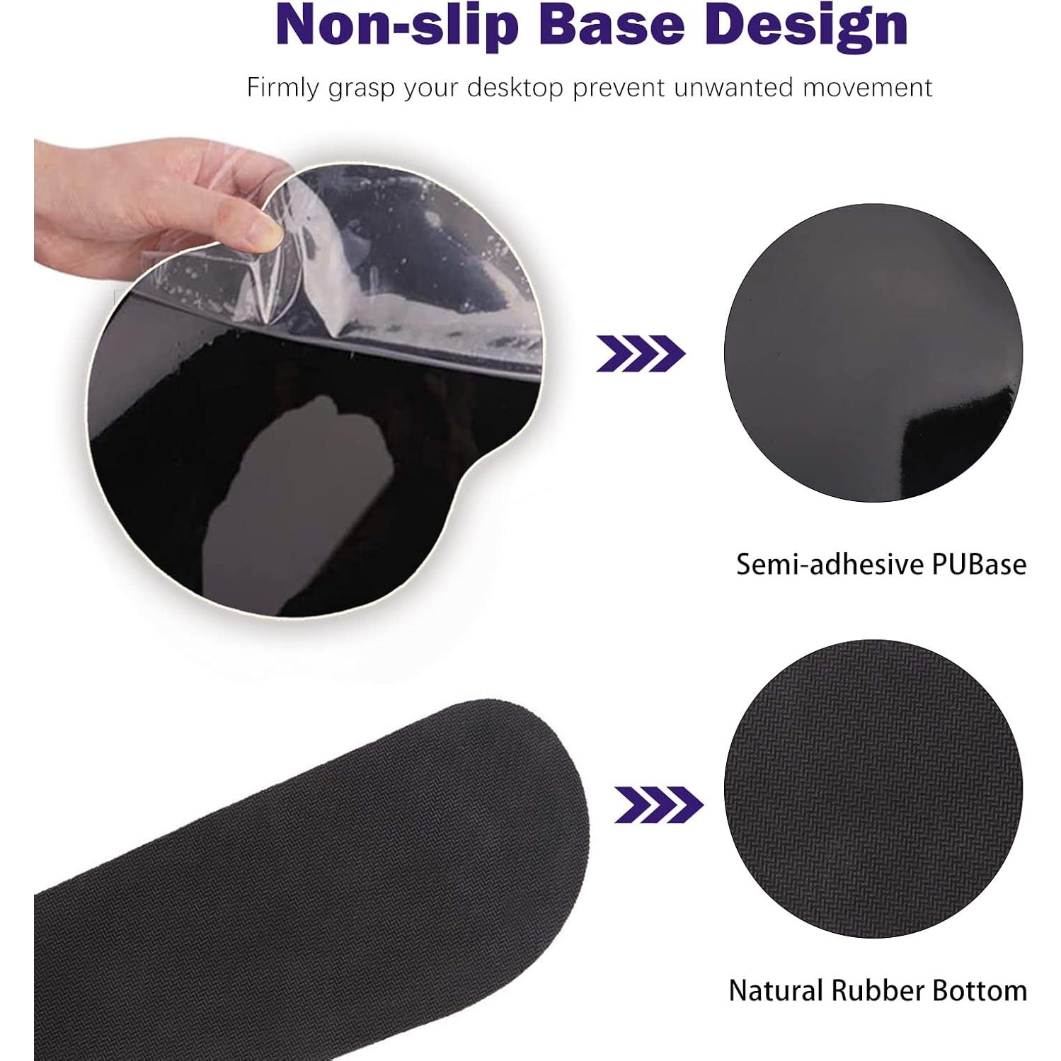 Alfombrilla de Ratón Ergonómica ArtSo Mármol Púrpura 4 en 1