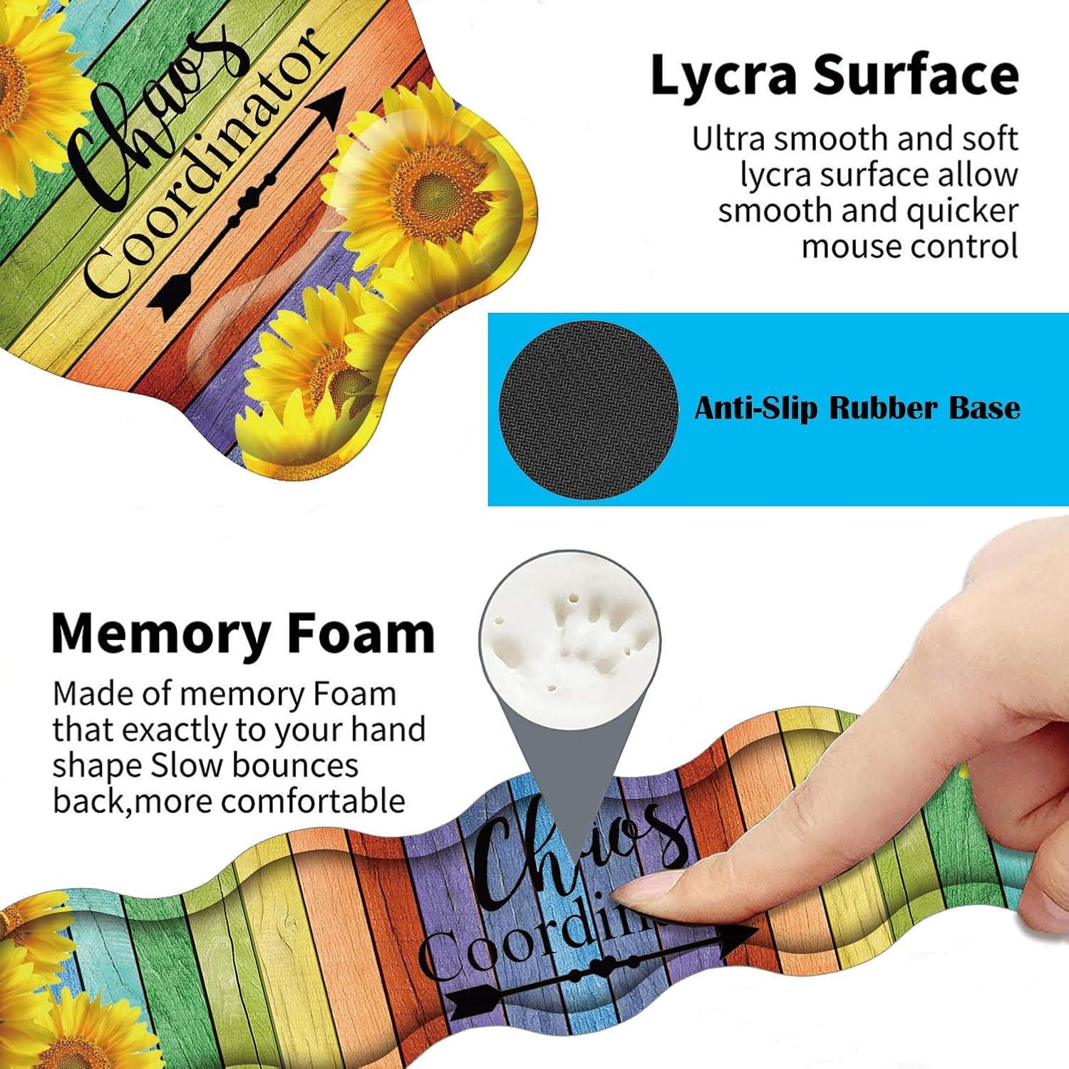 Kit Reposamuñecas Teclado y Alfombrilla VSHSEEOM Ergonómico