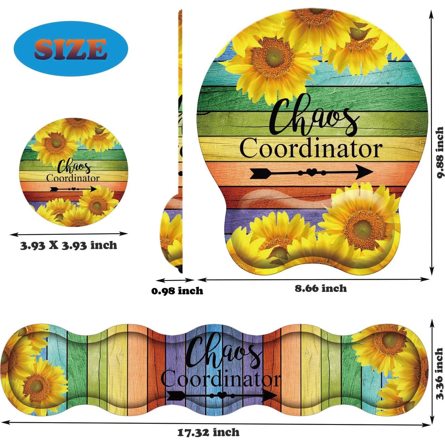 Kit Reposamuñecas Teclado y Alfombrilla VSHSEEOM Ergonómico