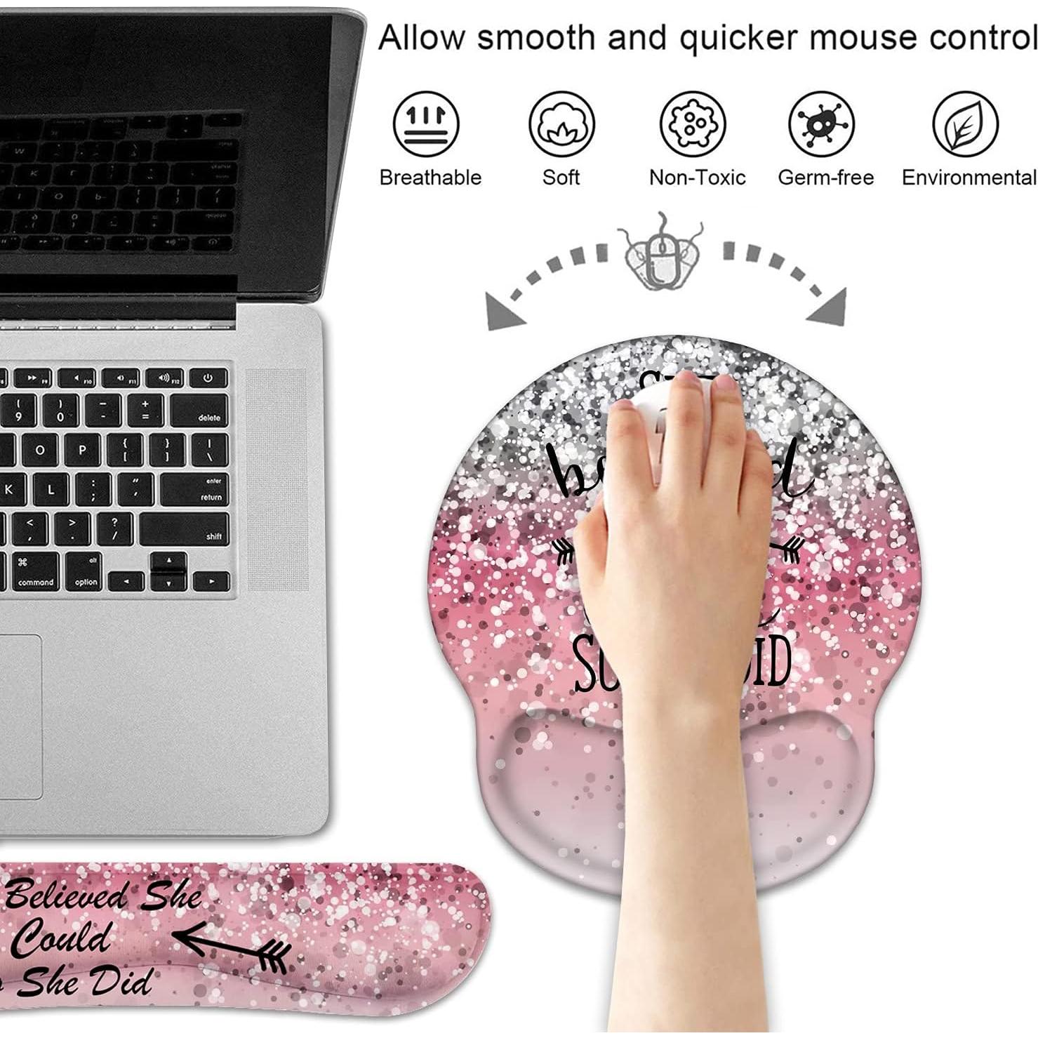 Juego de Soporte para Muñeca Teclado y Ratón FVAENDHIO