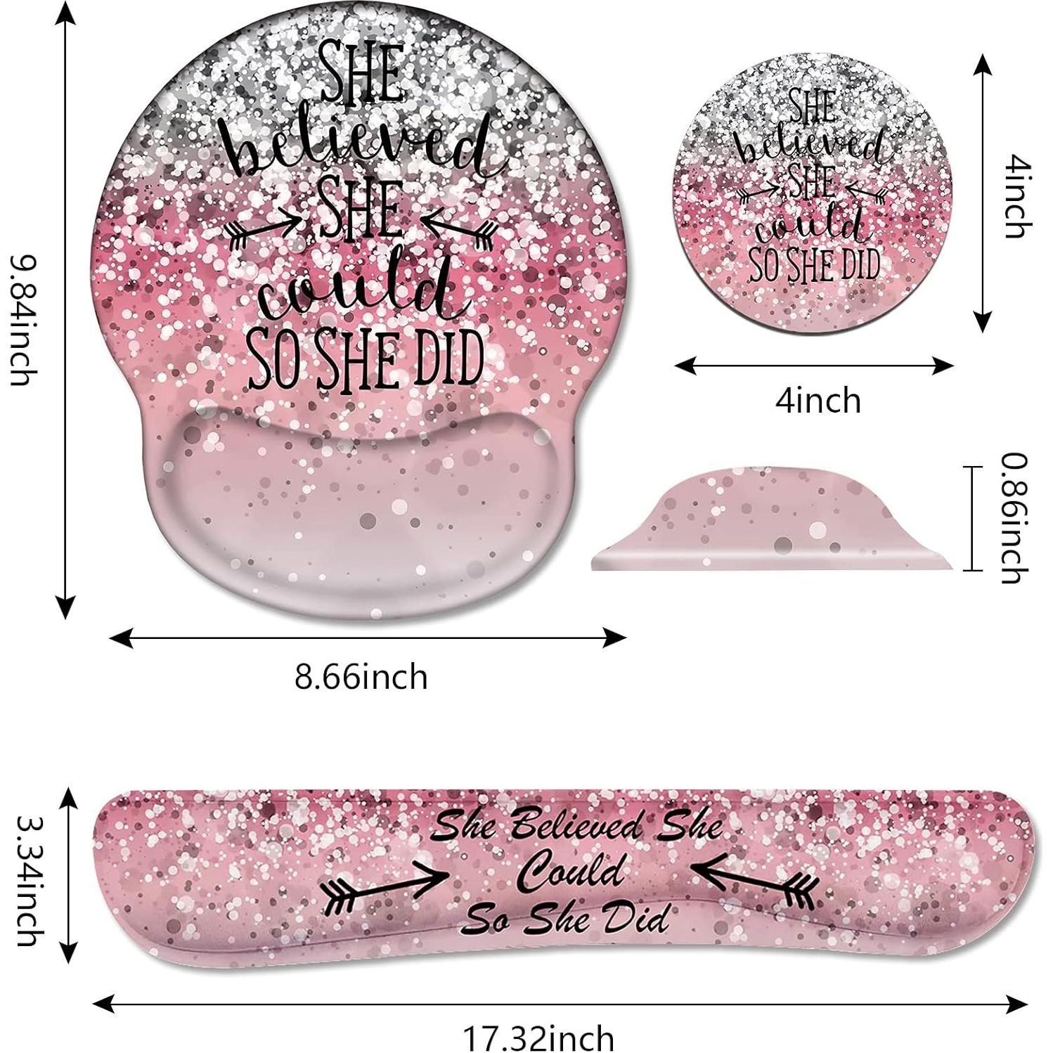 Juego de Soporte para Muñeca Teclado y Ratón FVAENDHIO