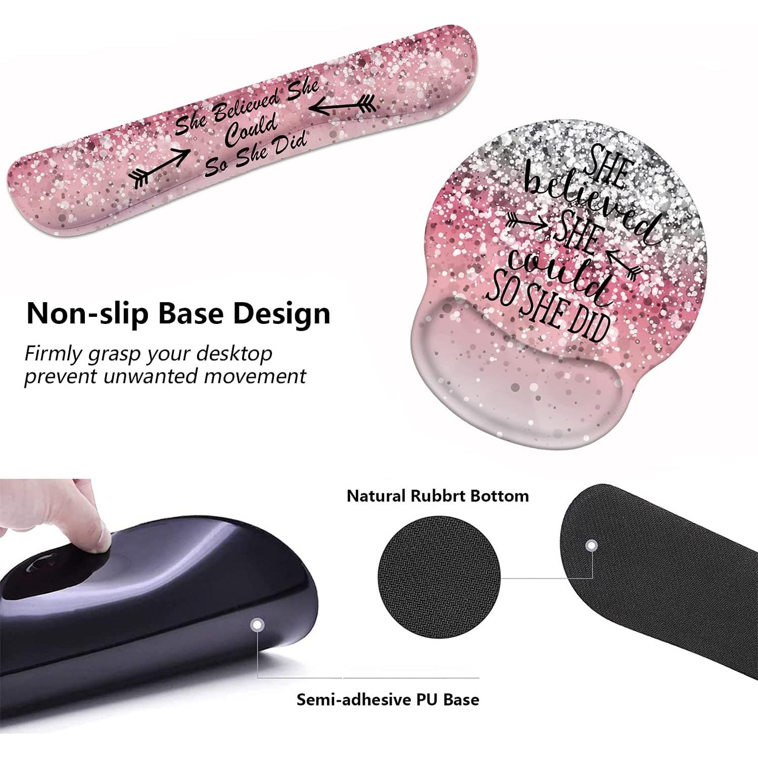 Juego de Soporte para Muñeca Teclado y Ratón FVAENDHIO