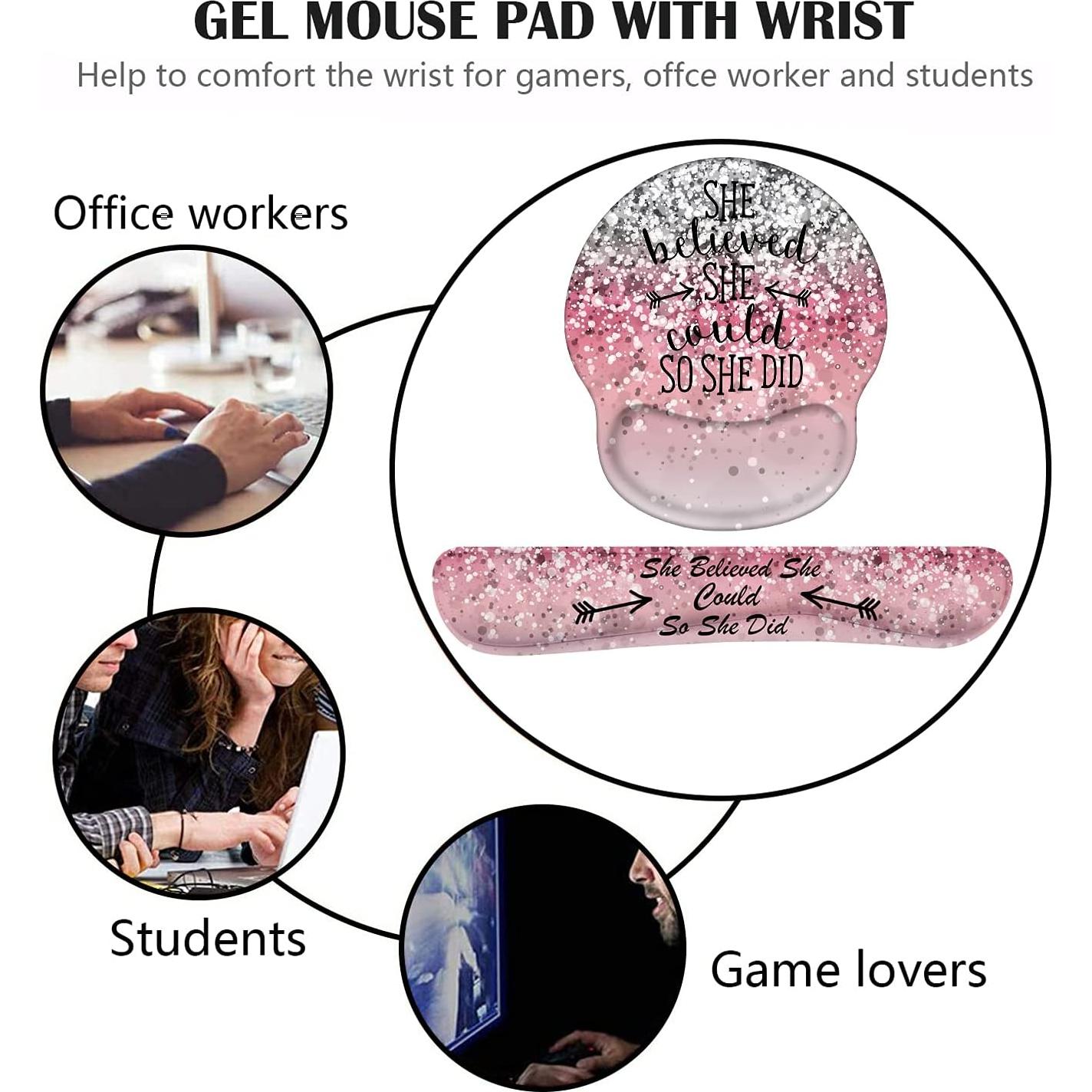 Juego de Soporte para Muñeca Teclado y Ratón FVAENDHIO