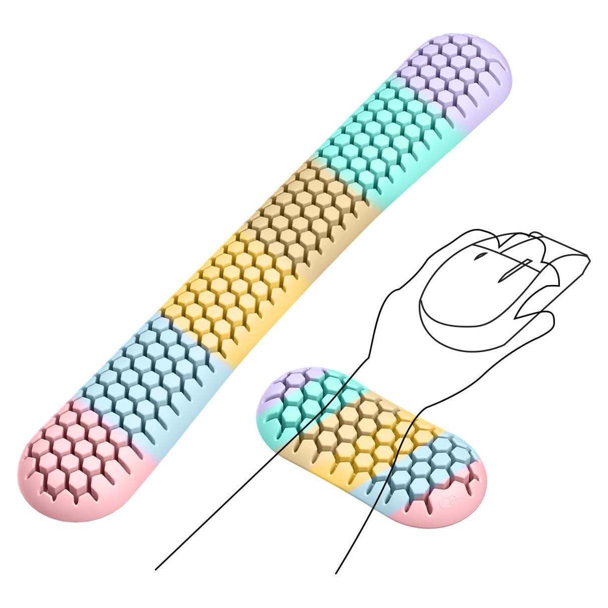 Conjunto Reposamuñecas Ergonómico RQUOIRE Silicona 2 Piezas