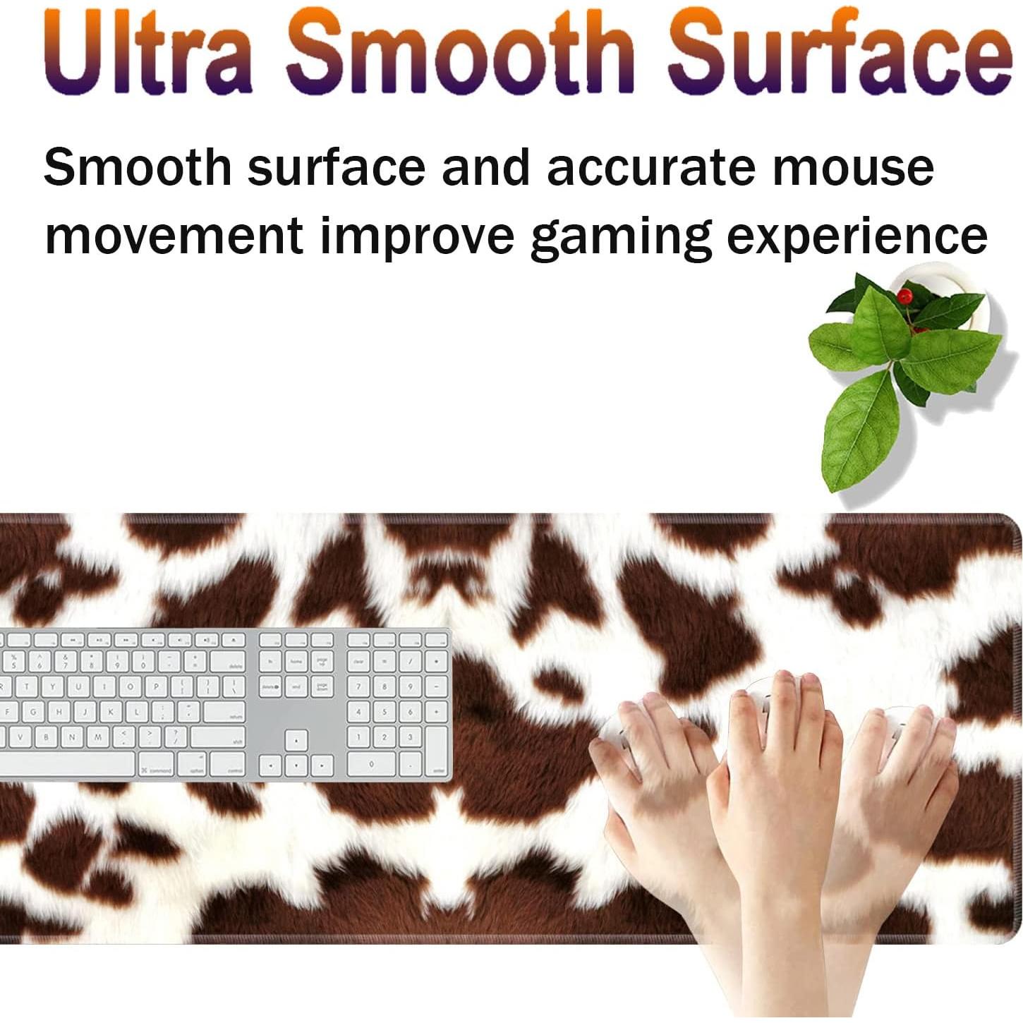 Alfombrilla de Ratón Grande FOKBVNFLL Ergonómica 80x30cm