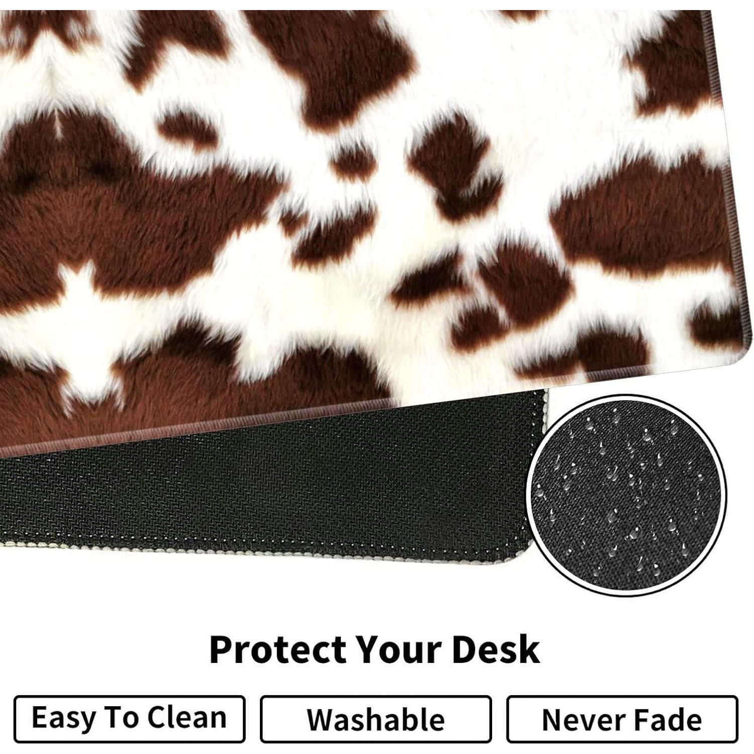 Alfombrilla de Ratón Grande FOKBVNFLL Ergonómica 80x30cm