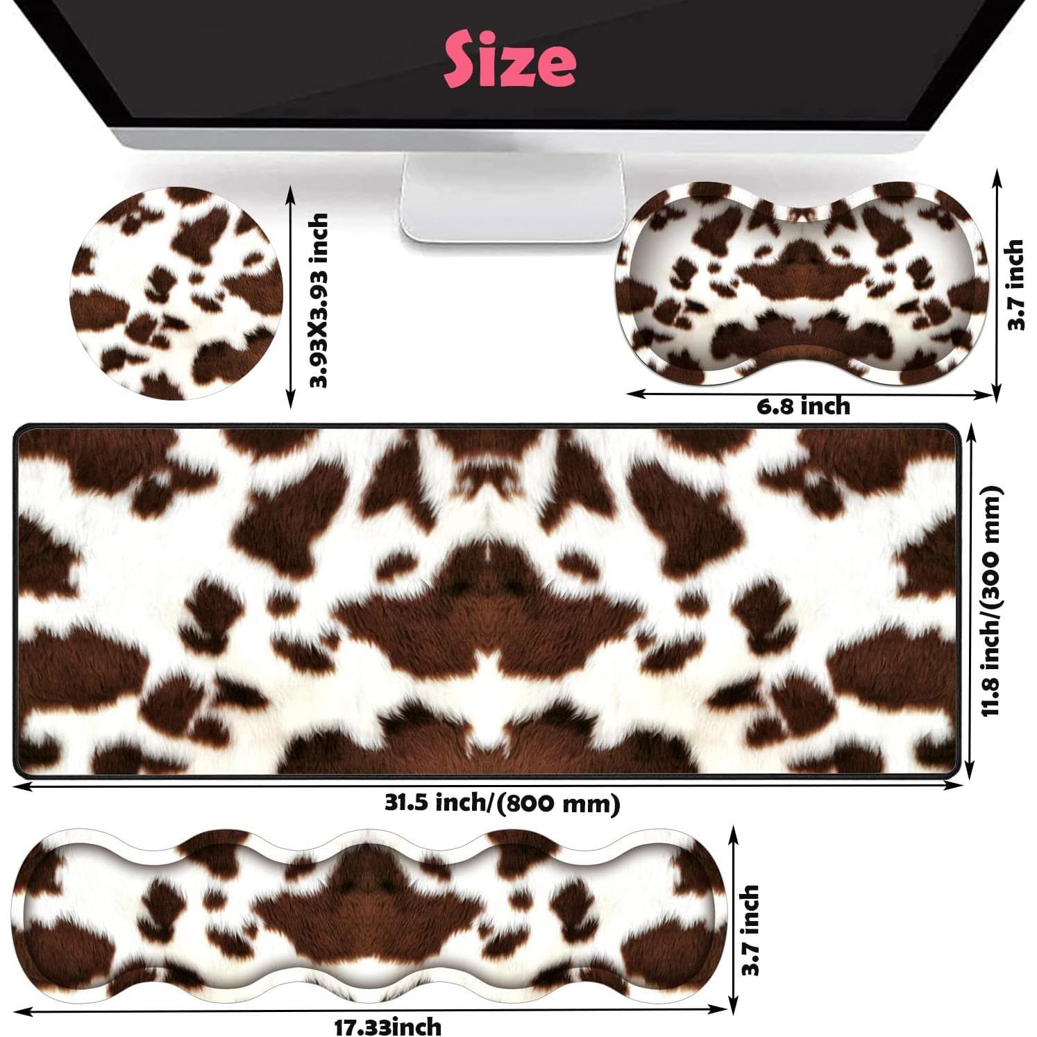 Alfombrilla de Ratón Grande FOKBVNFLL Ergonómica 80x30cm