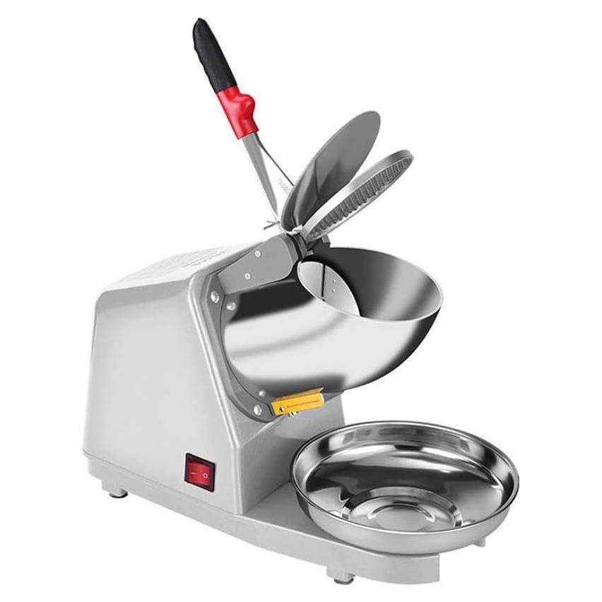 Yahpetes Máquina de Hielo Raspado 84,82 kg/h Doble Cuchilla