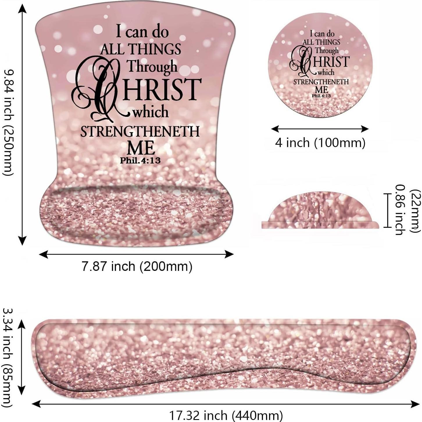 Reposamuñecas Ergonómico DEHJYYIJUY para Teclado y Ratón