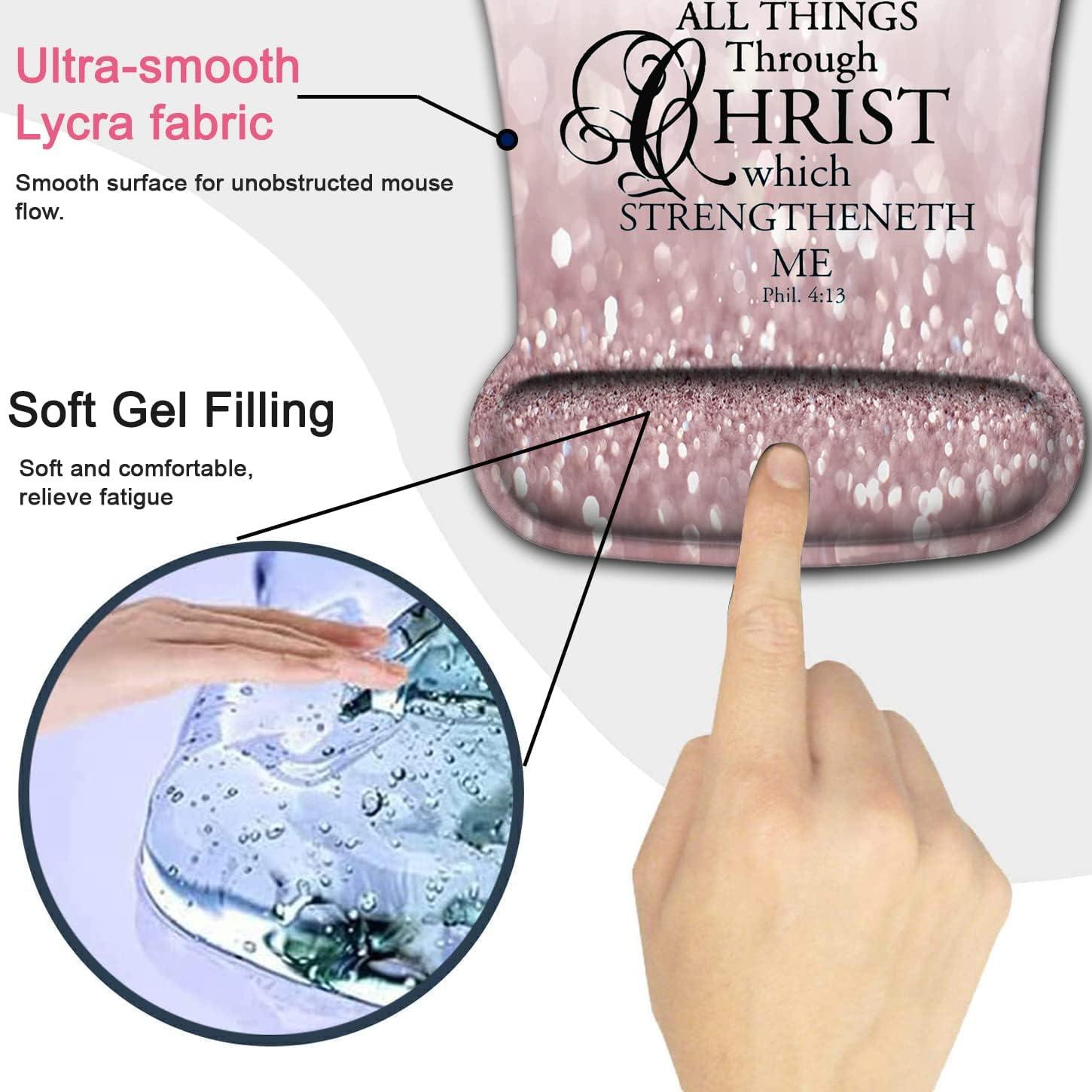 Juego de Mouse Pad y Reposamuñecas Ergonómico SOMFUAKA