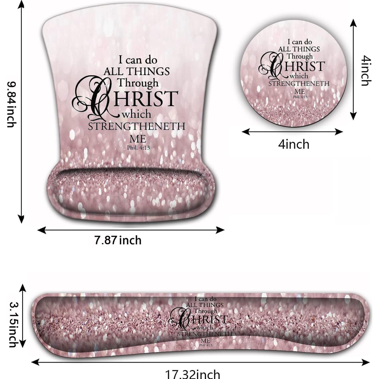 Juego de Mouse Pad y Reposamuñecas Ergonómico SOMFUAKA