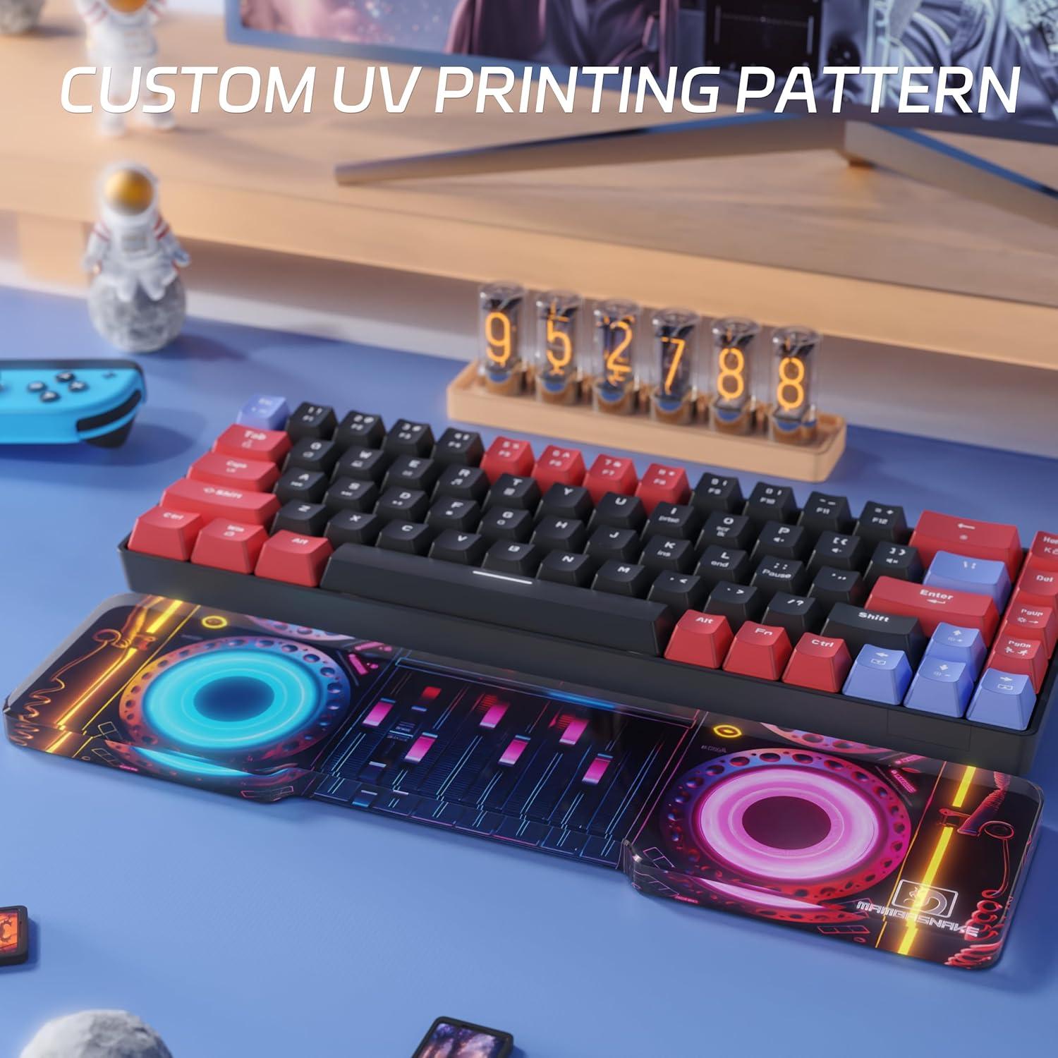 Almohadilla Ergonómica para Muñeca Teclado ATTACK SHARK 33x8 cm