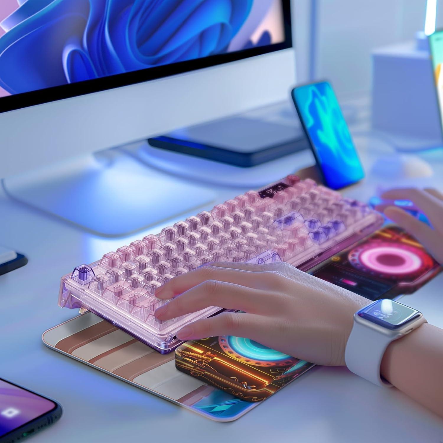 Almohadilla Ergonómica para Muñeca Teclado ATTACK SHARK 33x8 cm