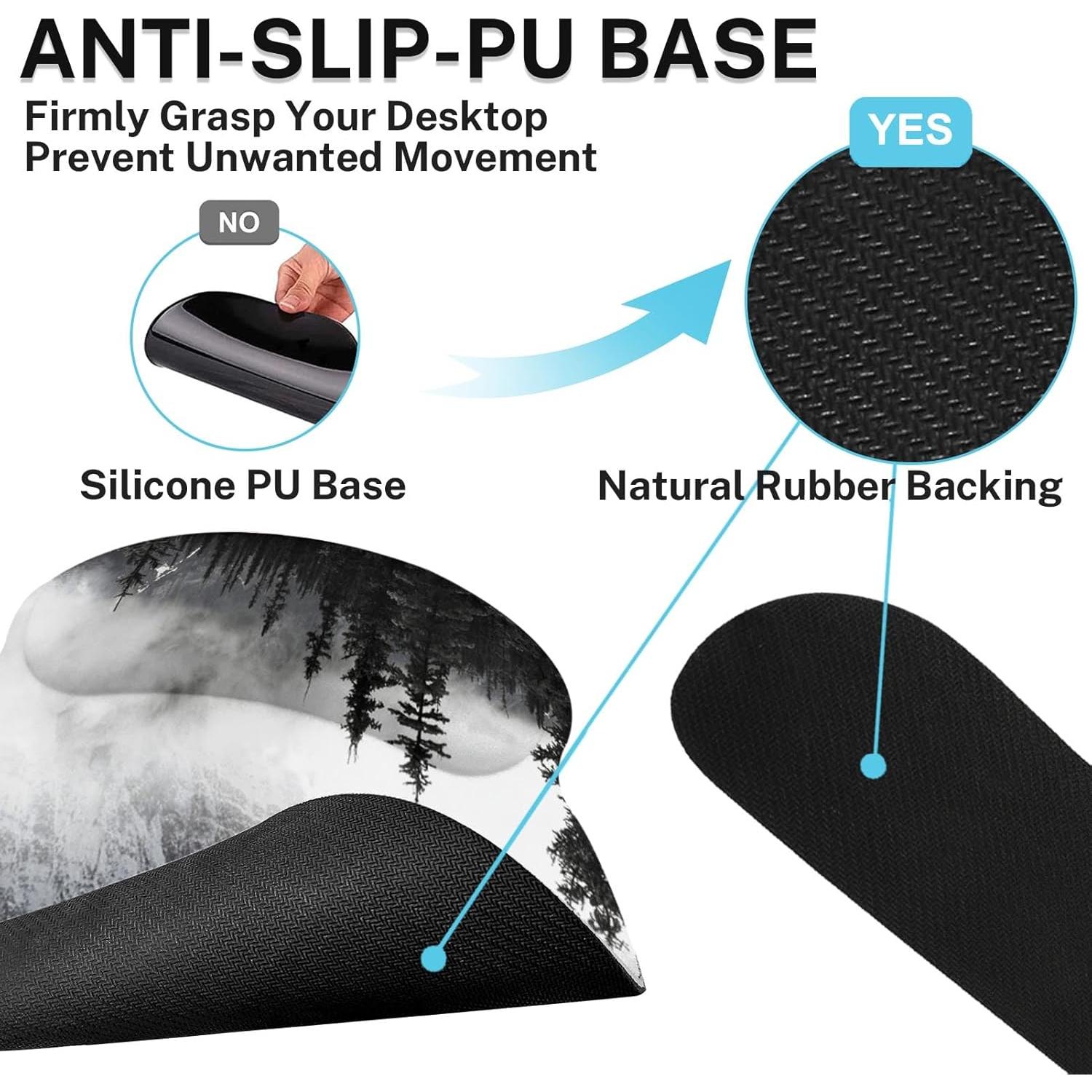 Juego de Alfombrilla de Escritorio Arttown 4 en 1 Ergonómico