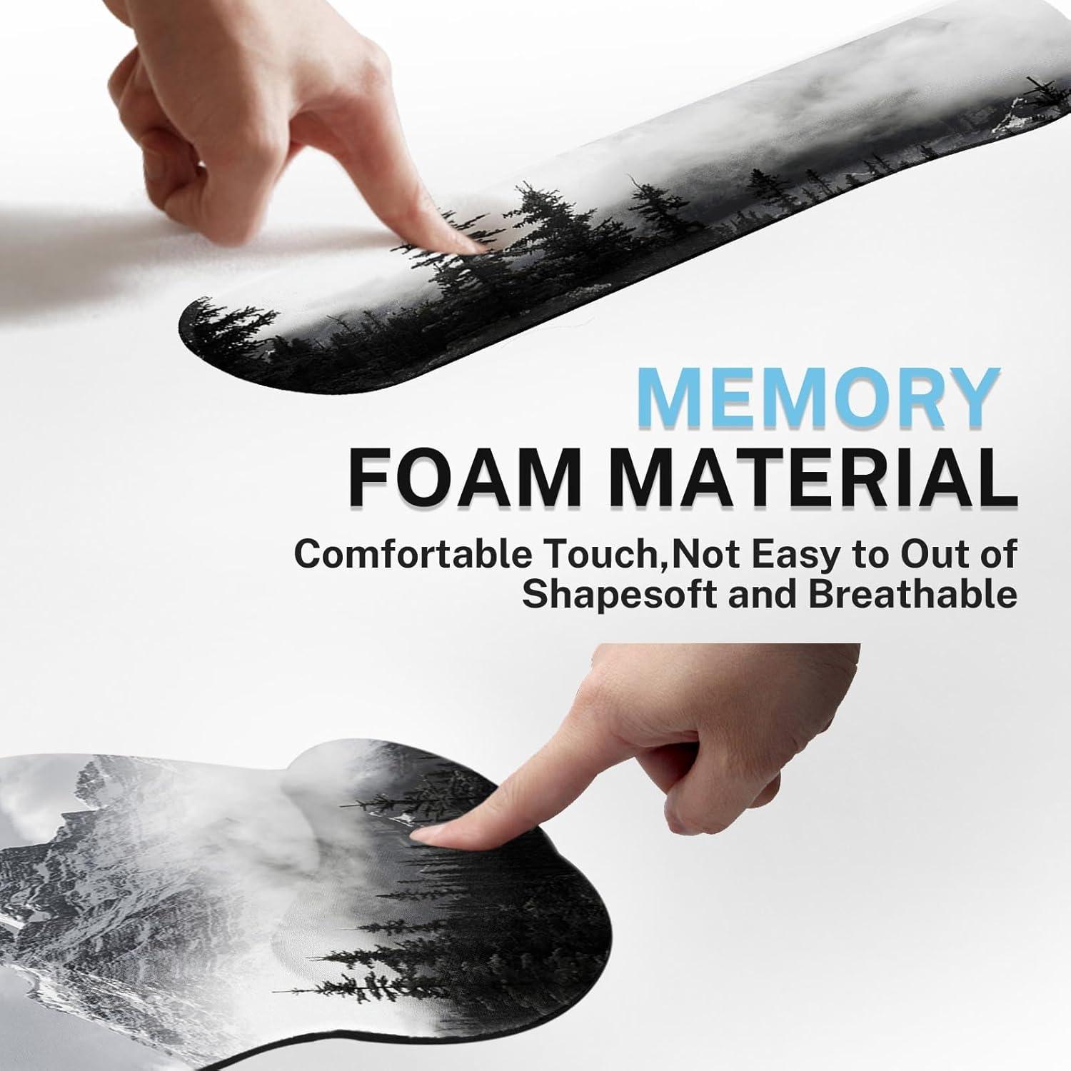 Juego de Alfombrilla de Escritorio Arttown 4 en 1 Ergonómico