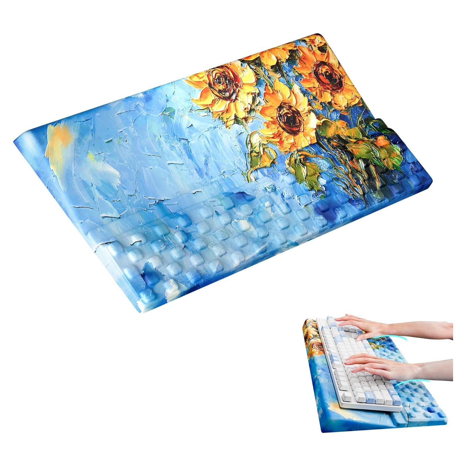 Soporte Ergonómico para Muñeca Teclado Ospelelf Girasol