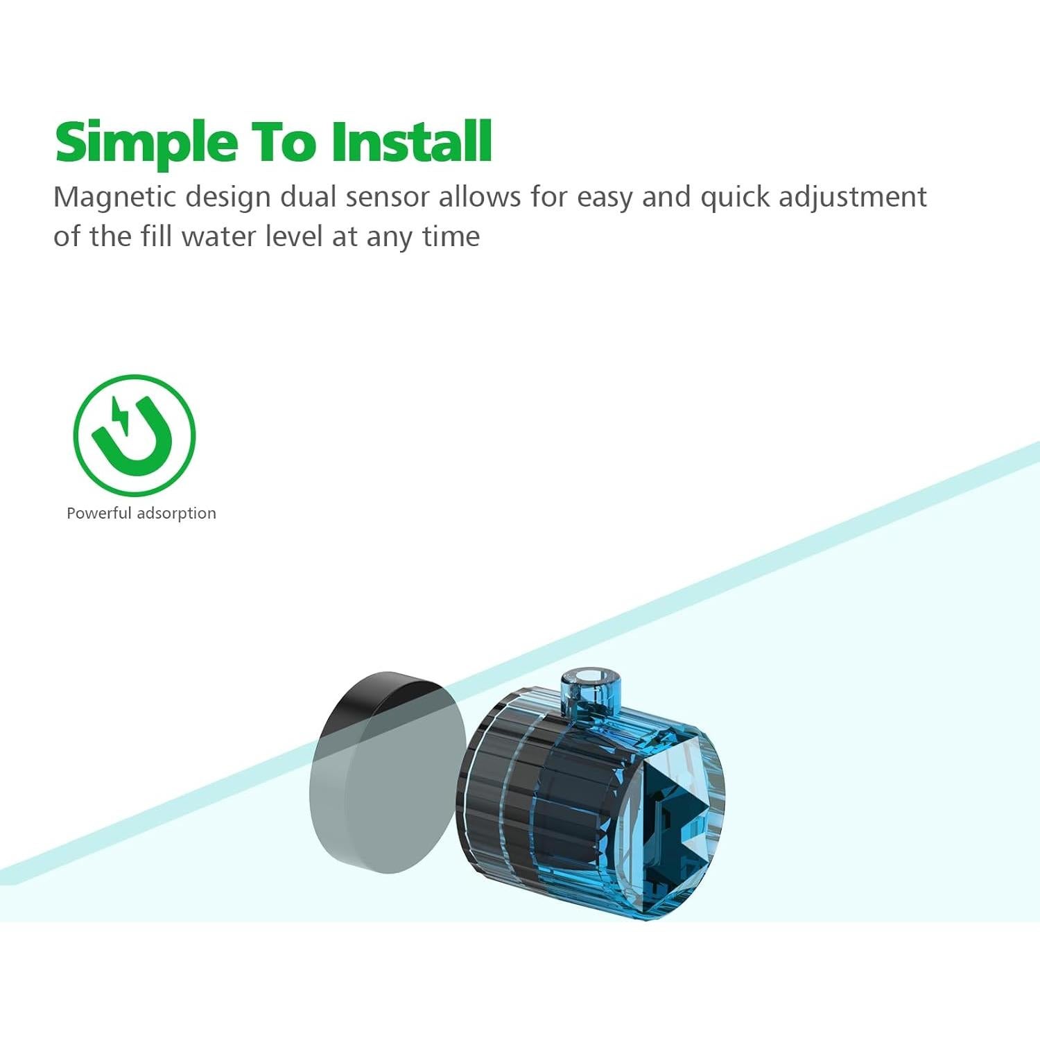 Auto Top Off Acuario Useek AT-200 Azul Compacto