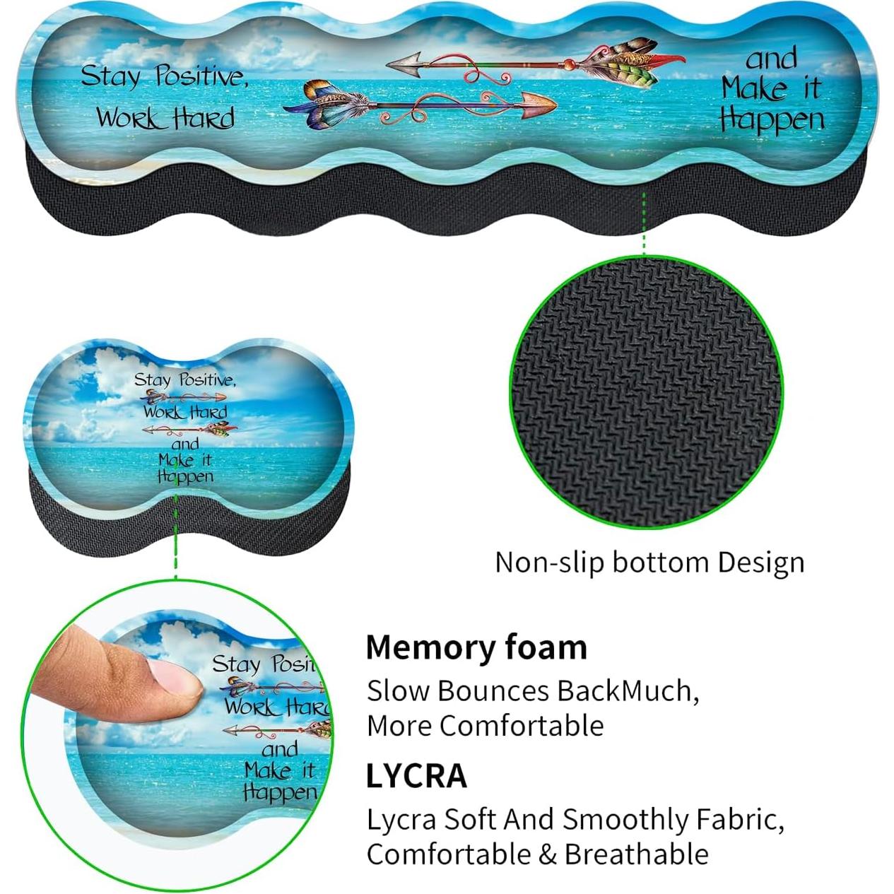 Reposamuñecas Ergonómico JVGFYNKL + Alfombrilla XXL