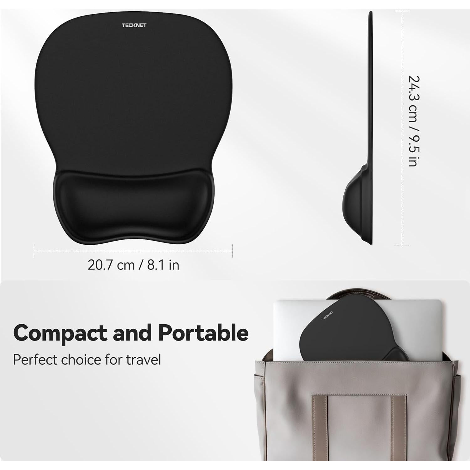 Almohadilla de Ratón Ergonómica TECKNET con Reposamuñecas