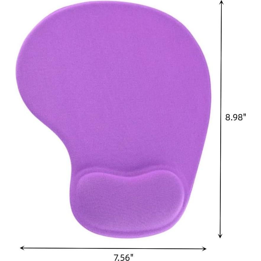Alfombrilla de Oficina VVS Ergonómica con Soporte de Gel Púrpura