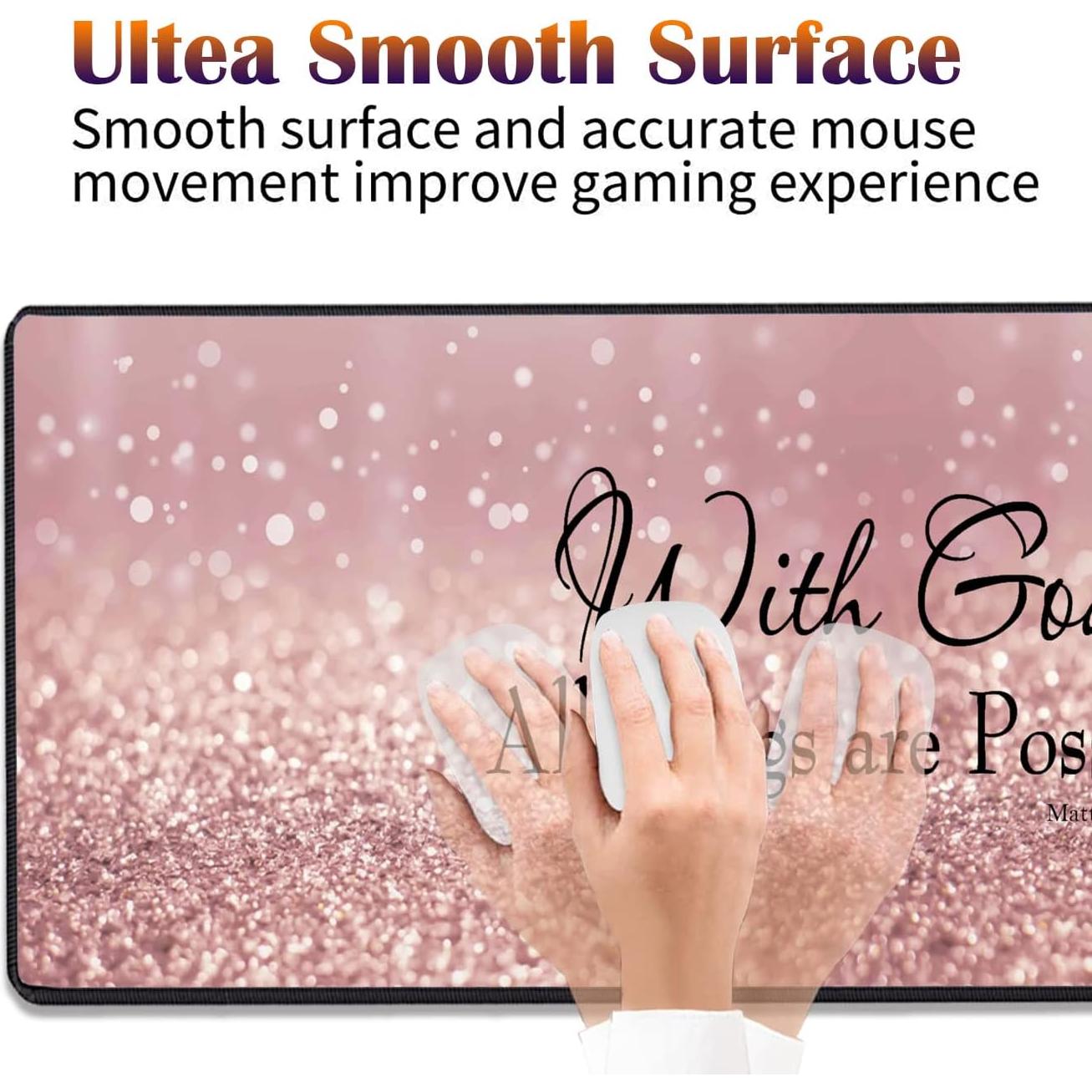 Alfombrilla de Escritorio Gaming Aierhe 80x30cm Antideslizante