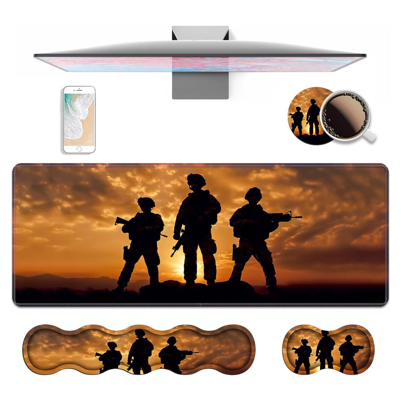 Conjunto Reposamuñecas Ergonómico 4 en 1 FVAENDHIO XXL