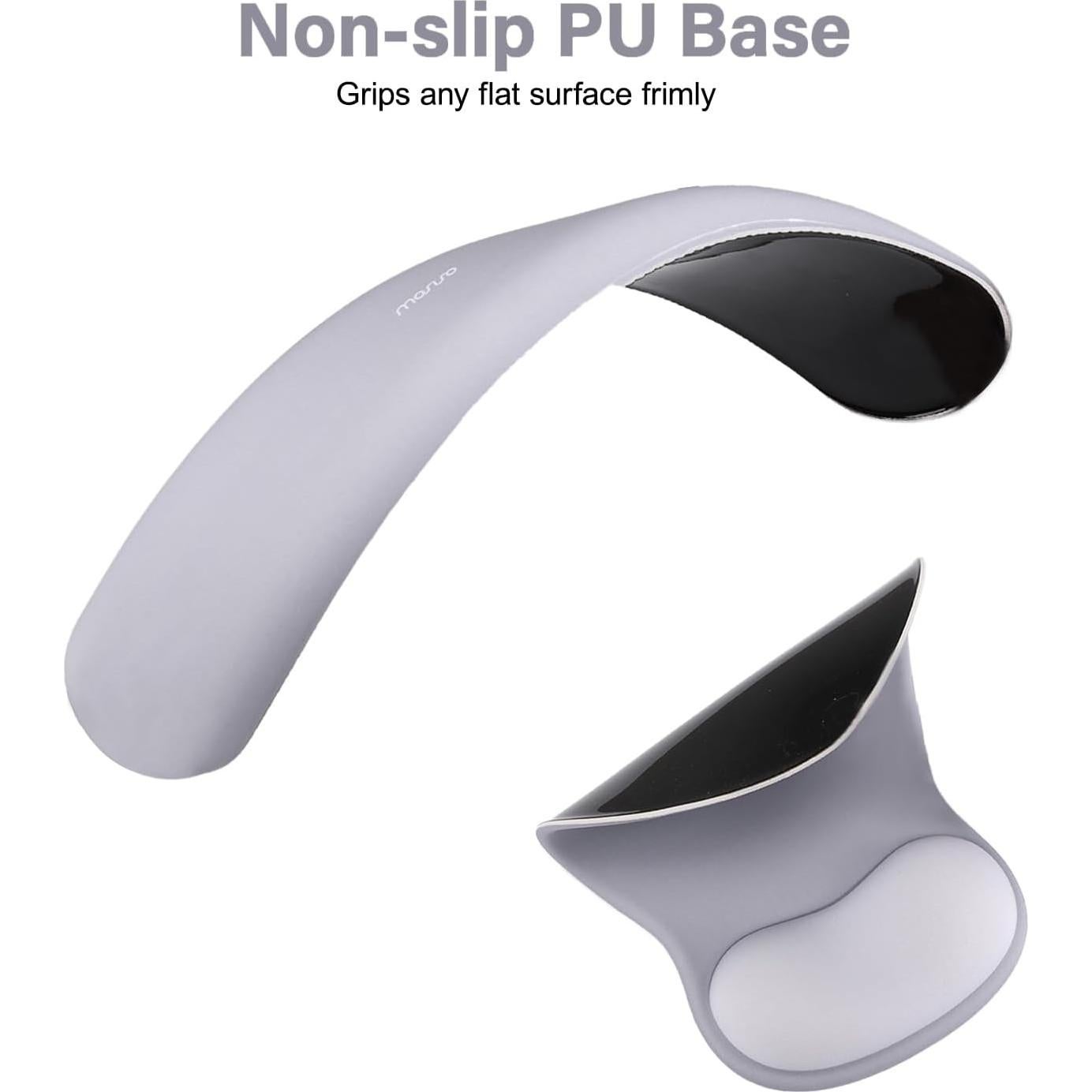 Soporte Reposamuñecas Ergonomico Mosiso Gris 3 Piezas