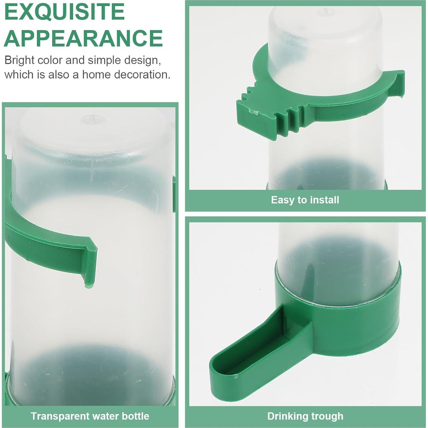 Dispensador Automático de Agua para Aves NUOBESTY 10 Piezas