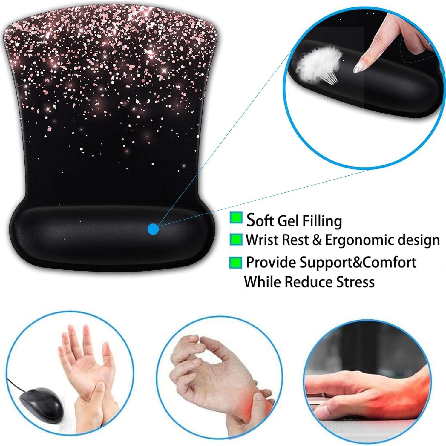 Almohadilla Ergonómica Gel FDHHKJUKO con Soporte Muñeca