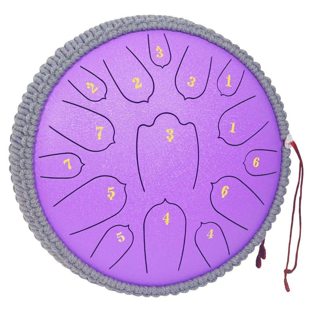 Tambor de Lengua de Acero 30 cm Yasisid 15 Notas Re Mayor