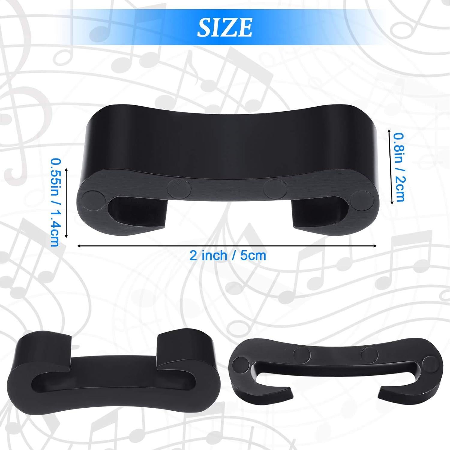 8 Piezas Mangas de Dedo y Soportes para Baquetas eBoot