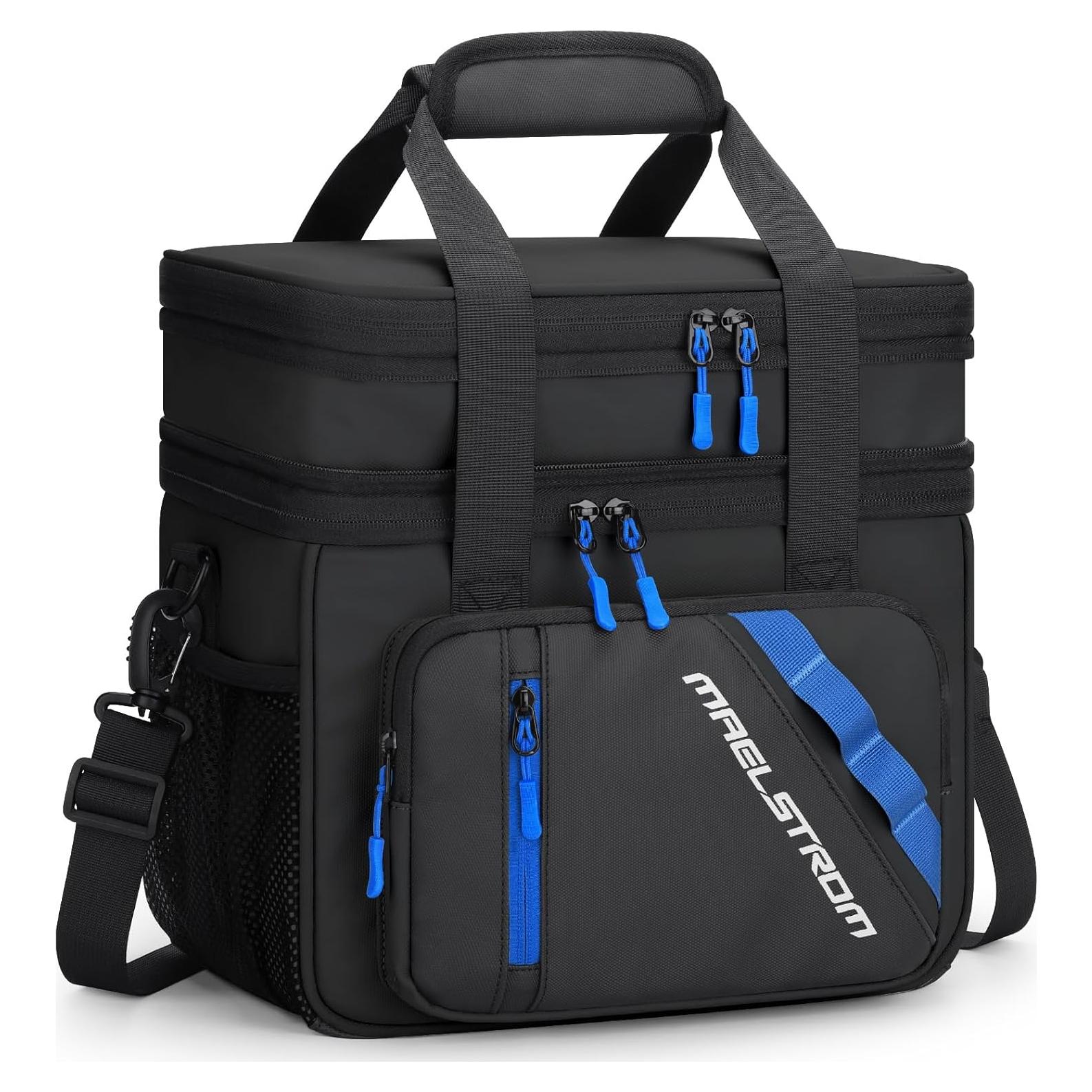 Bolsa de Almuerzo Aislada Maelstrom 20L Negra Doble Capa